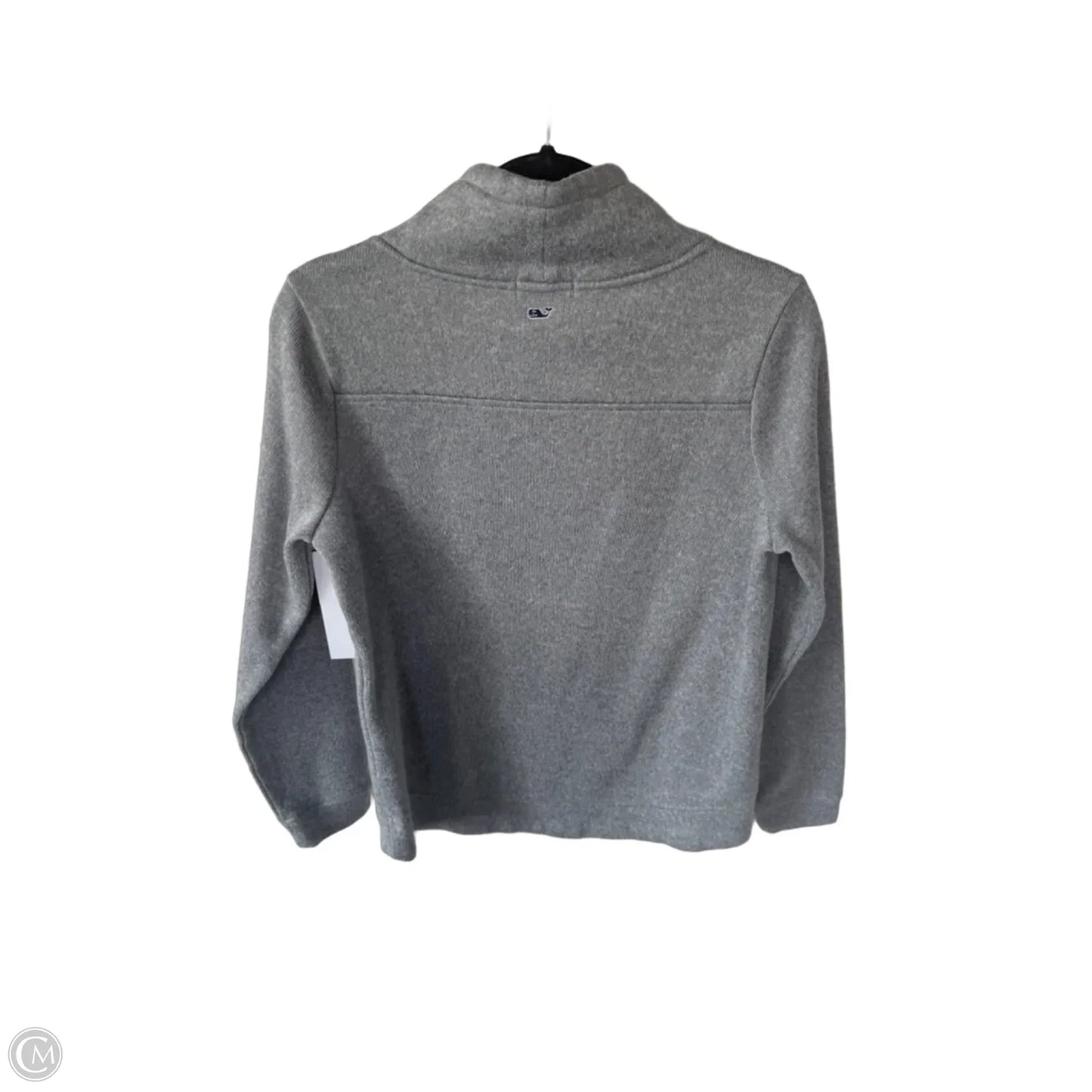 Sweatshirt Collar By Vineyard Vines In Grey, Size: S