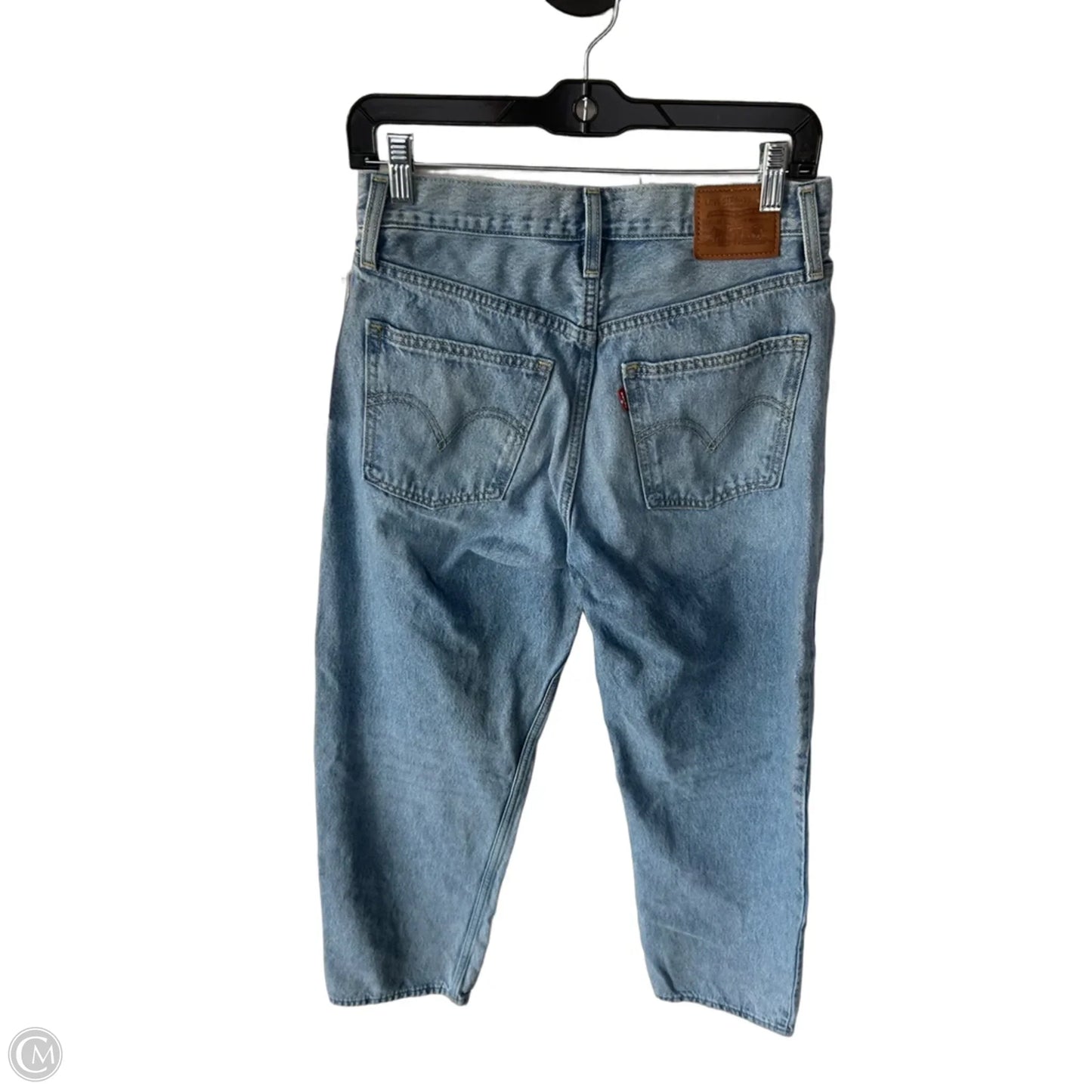 Jeans Straight By Levis In Blue Denim, Size: 6