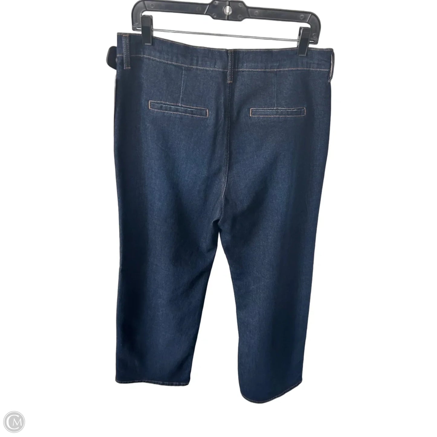 Jeans Straight By Evereve In Blue Denim, Size: 12