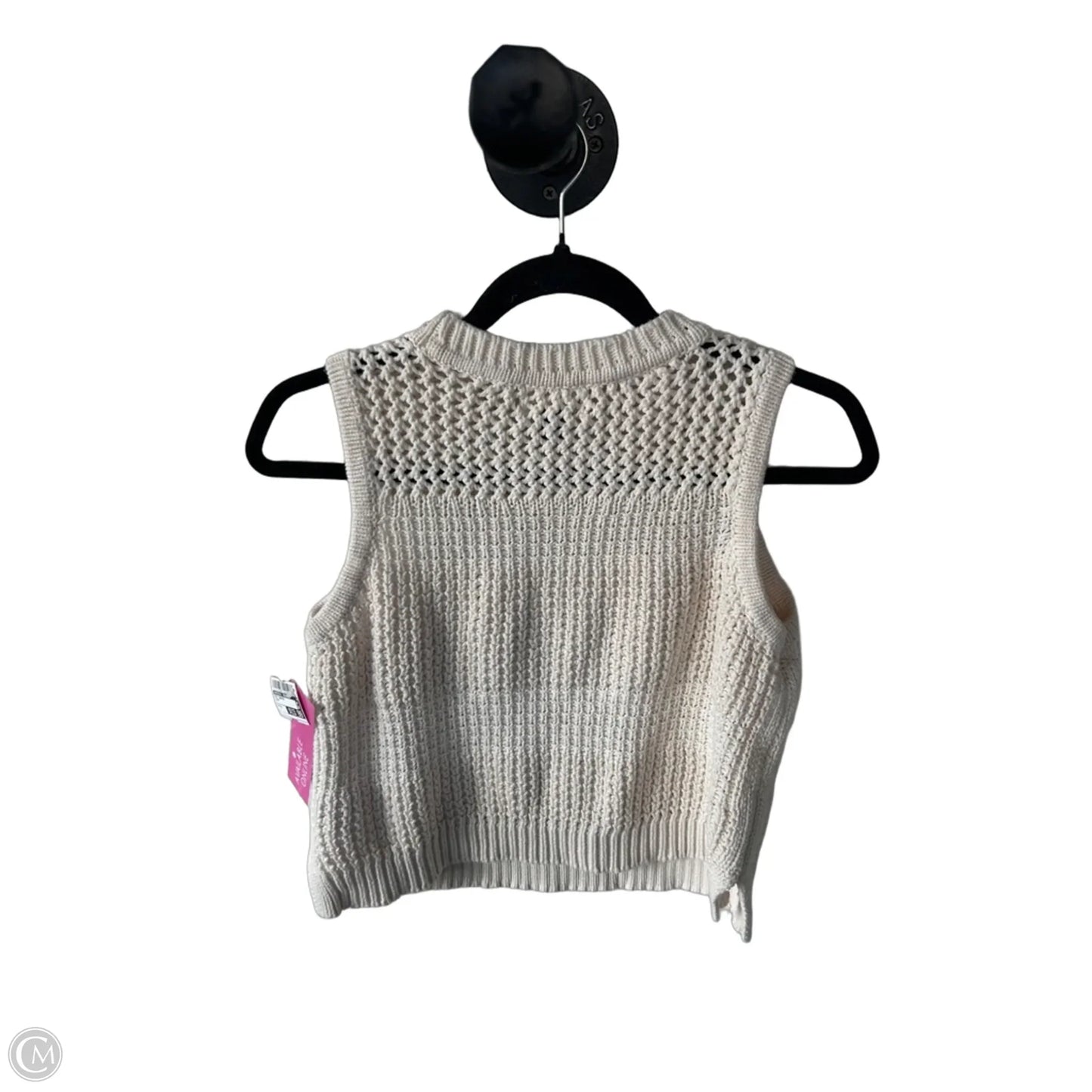 Vest Sweater By Universal Thread In Cream, Size: M