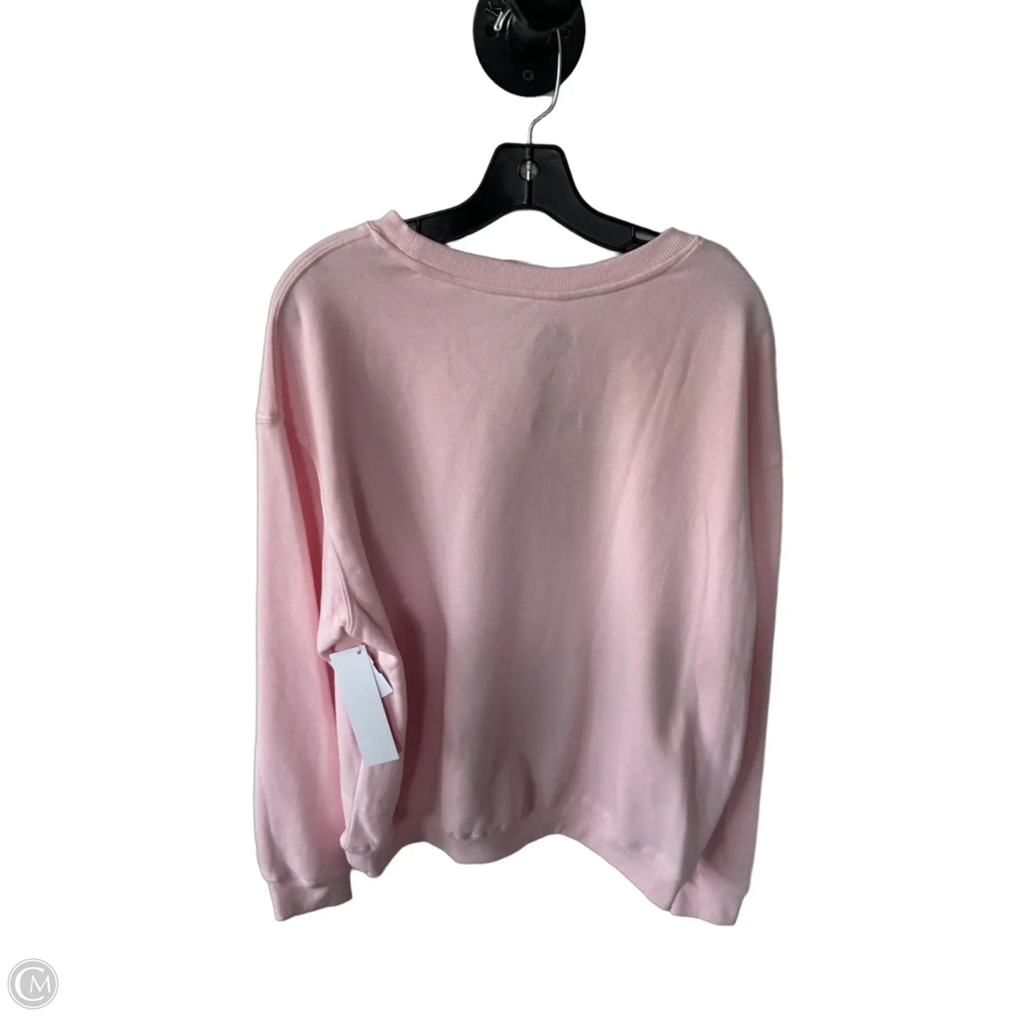 Sweatshirt Crewneck By Clothes Mentor In Pink, Size: Xl