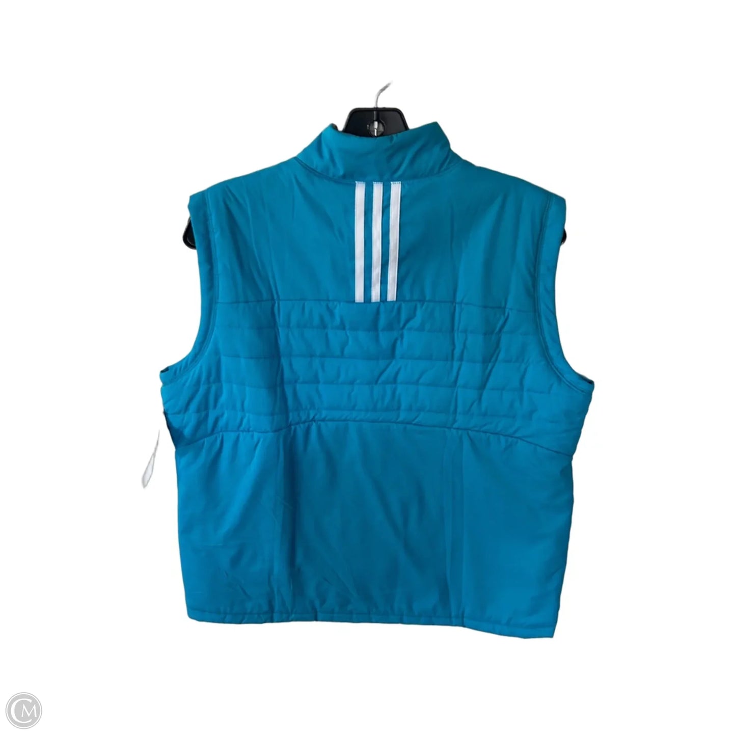 Vest Puffer & Quilted By Adidas In Blue, Size: L
