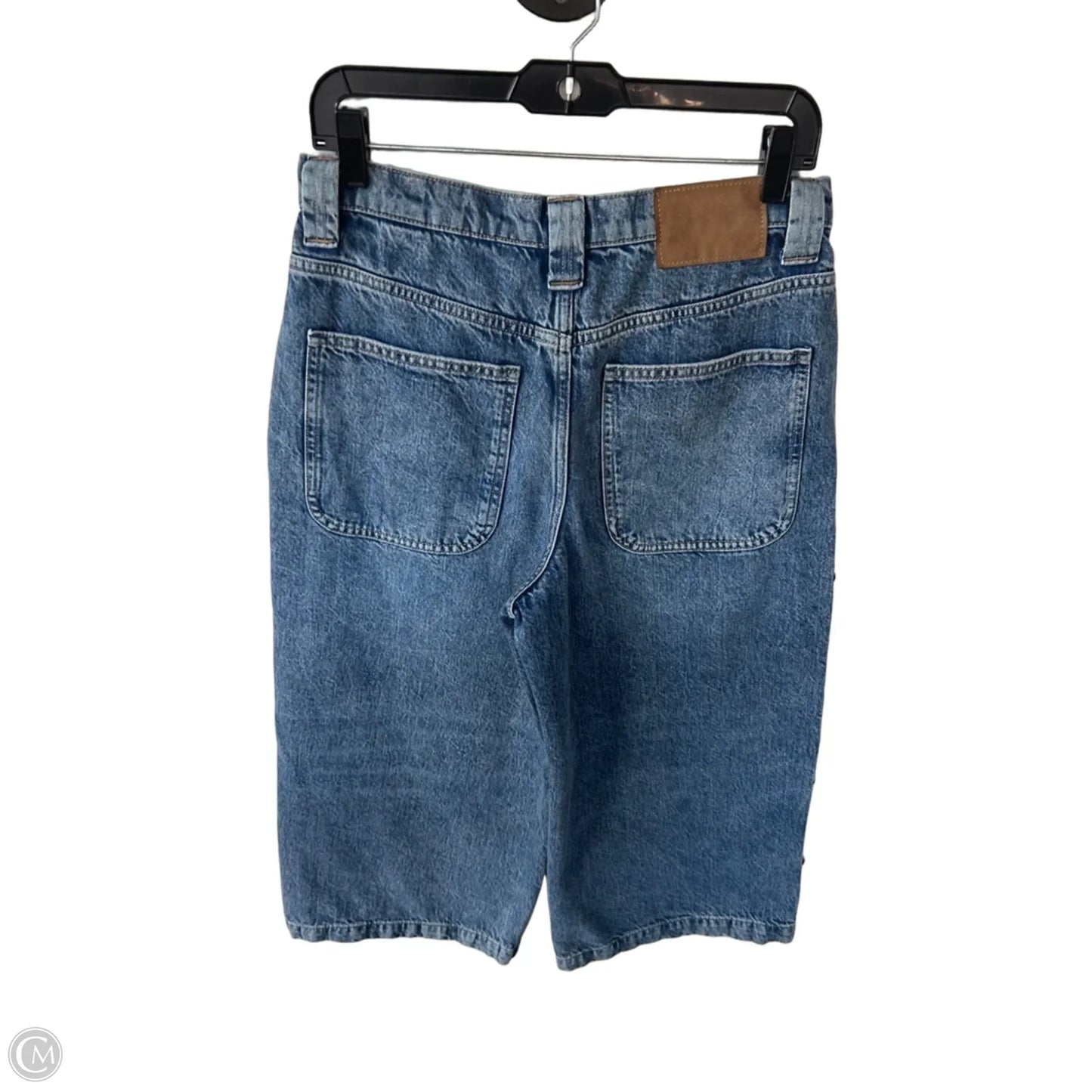Jeans Cropped By Banana Republic In Blue Denim, Size: 2