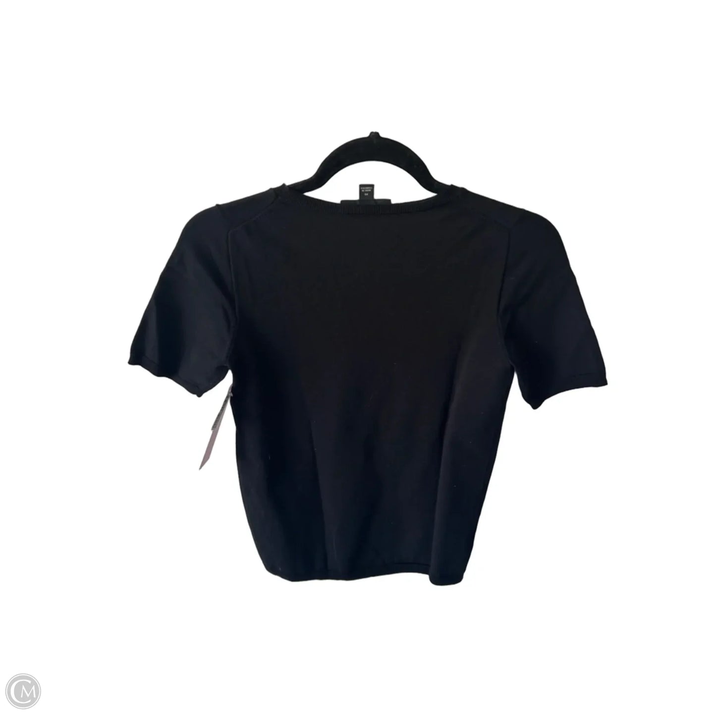 Sweater Short Sleeve By Ann Taylor In Black, Size: Xs