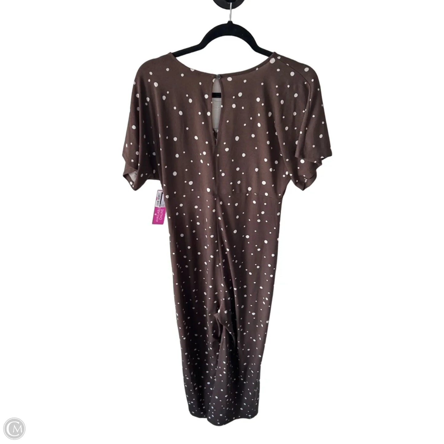 Jumpsuit By Loft In Brown & White, Size: M