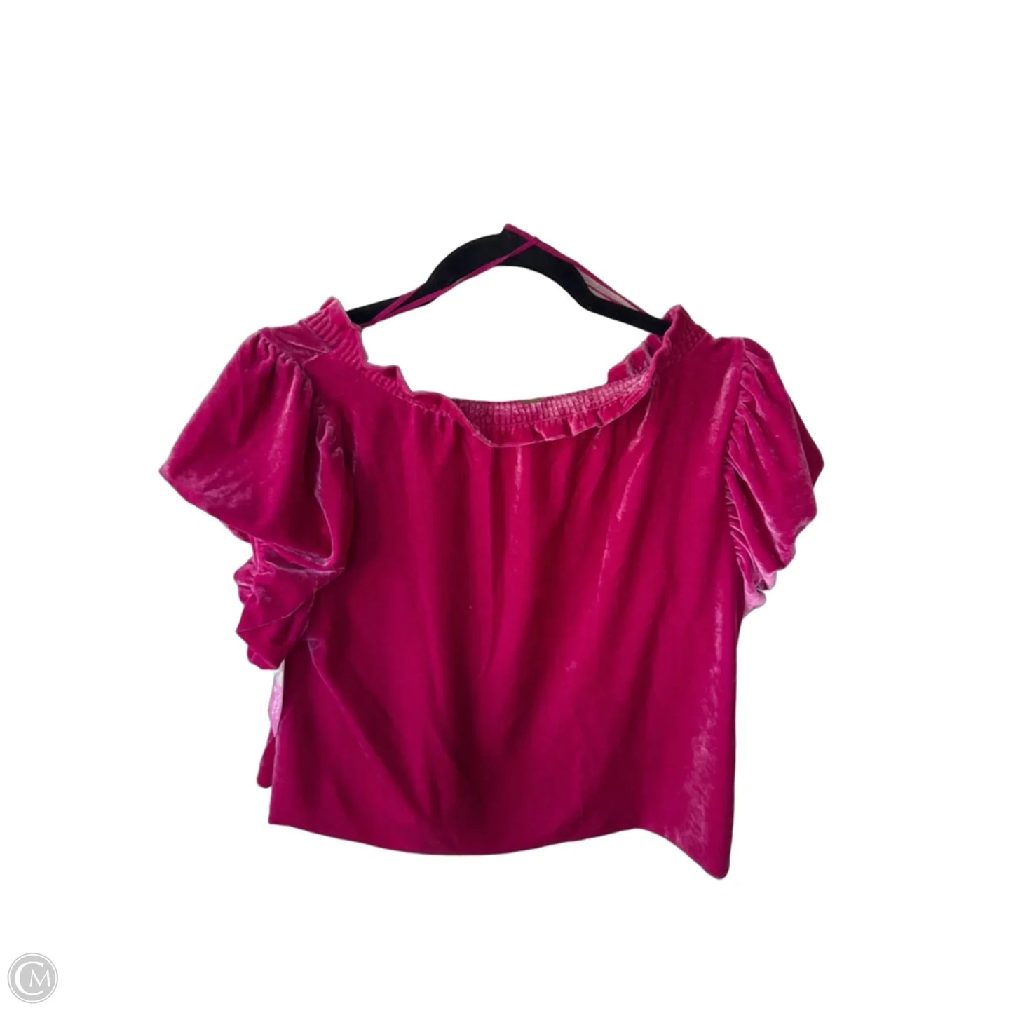 Top Short Sleeve By Free People In Pink, Size: S
