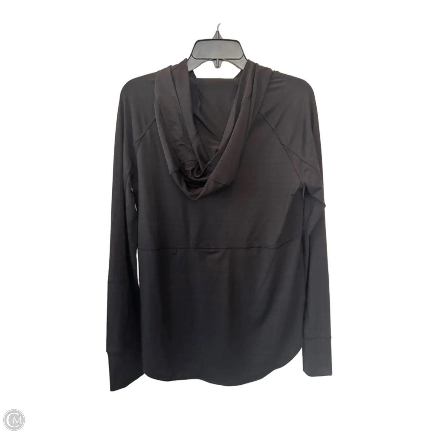 Athletic Sweatshirt Hoodie By Athleta In Black, Size: M