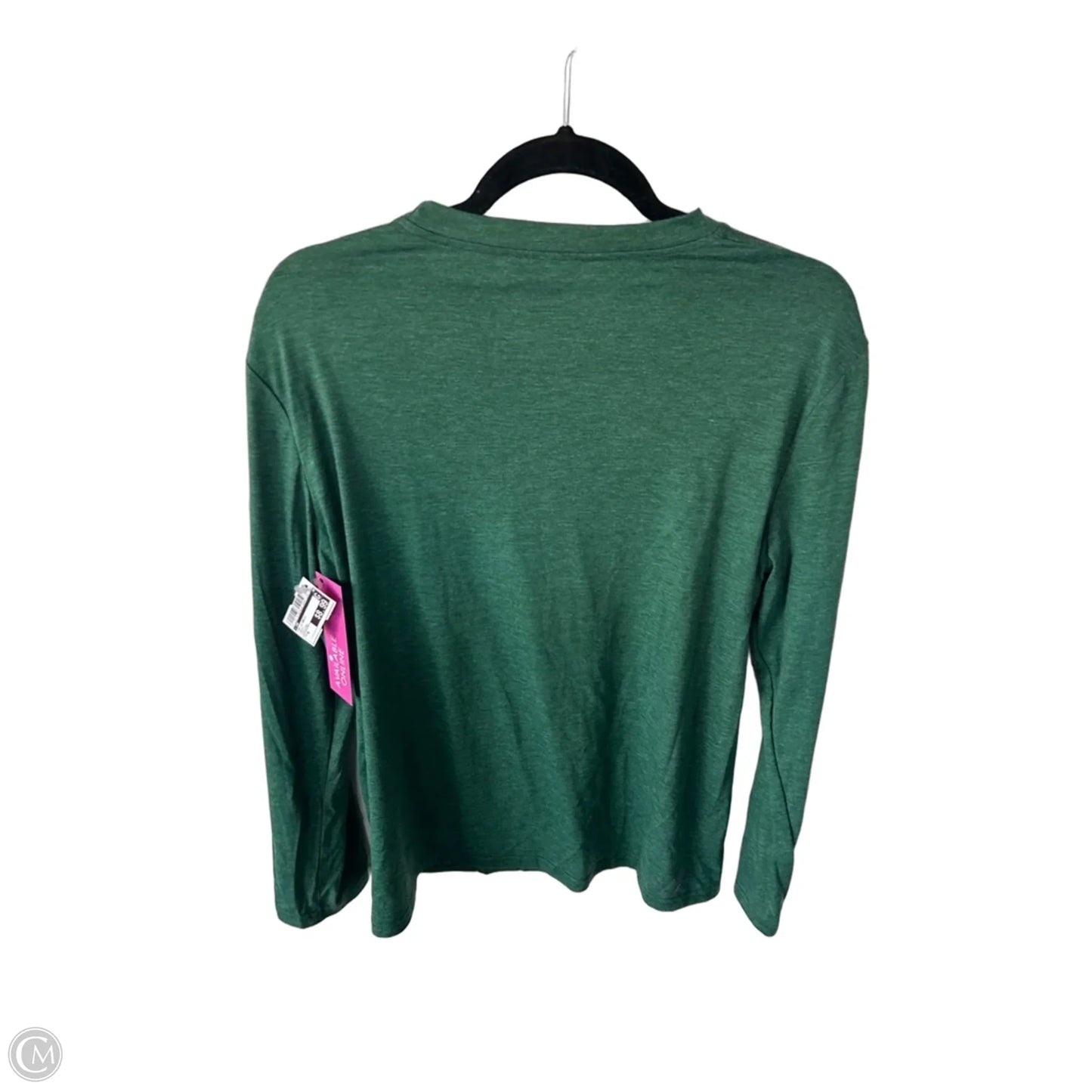 Top Long Sleeve Basic By Cme In Green, Size: M