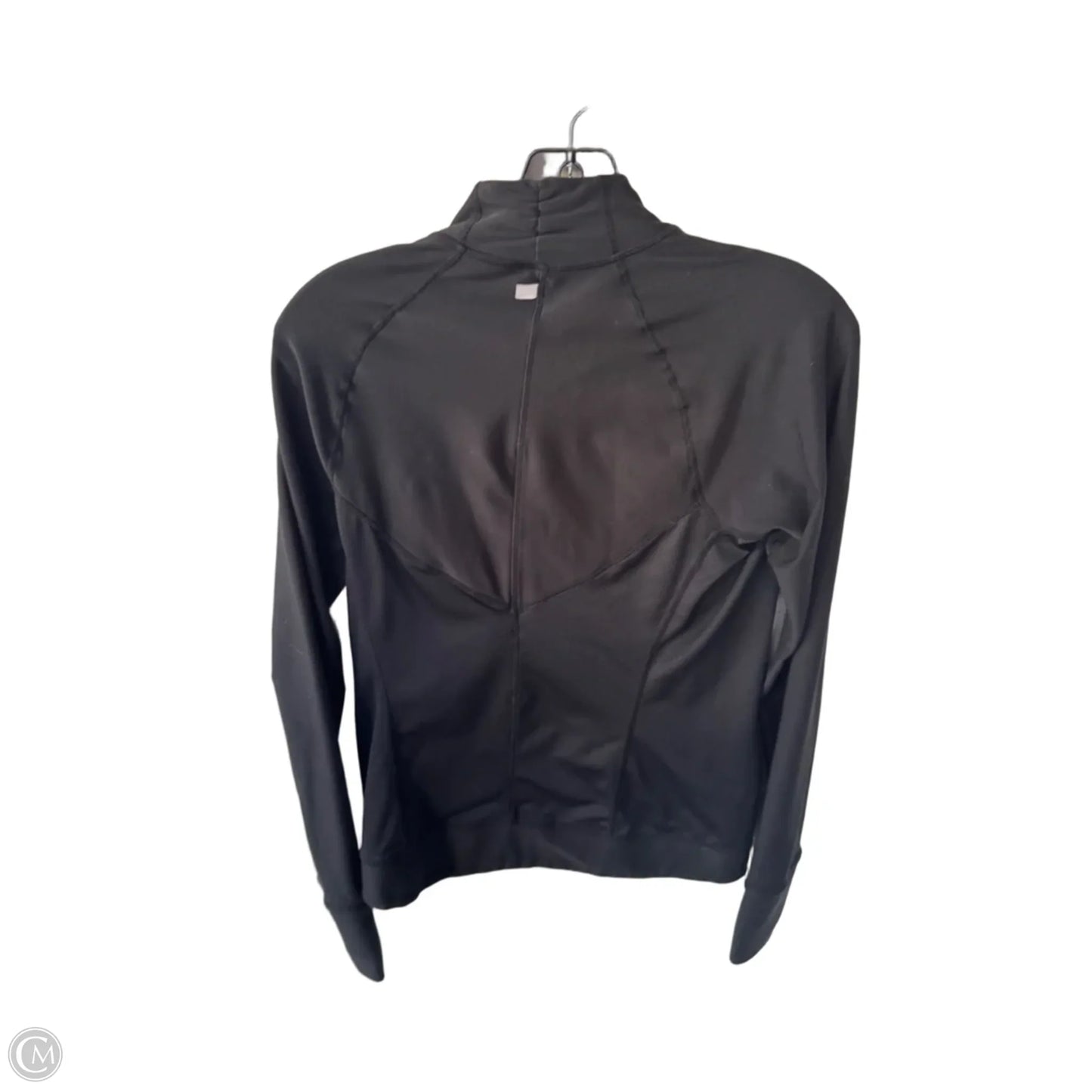 Athletic Jacket By Nike In Black, Size: M