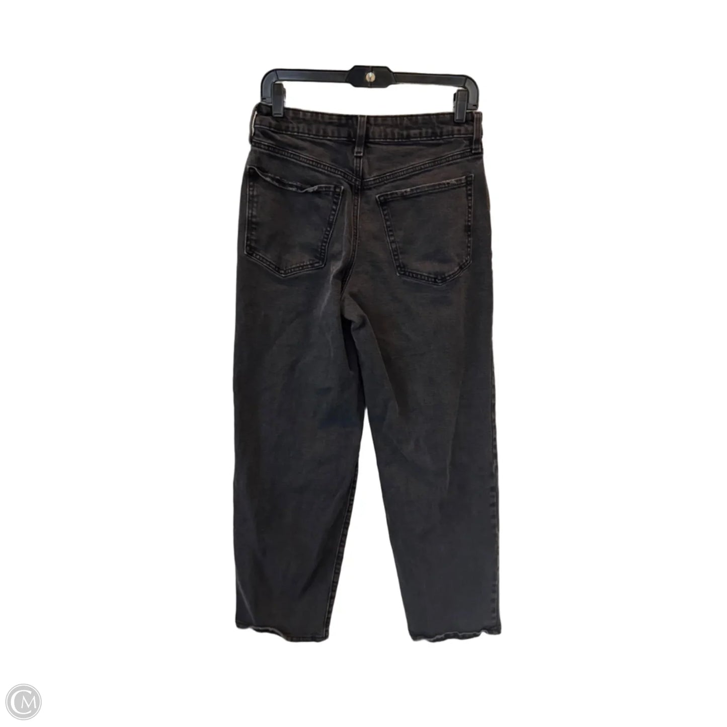 Jeans Straight By Old Navy In Black Denim, Size: 6