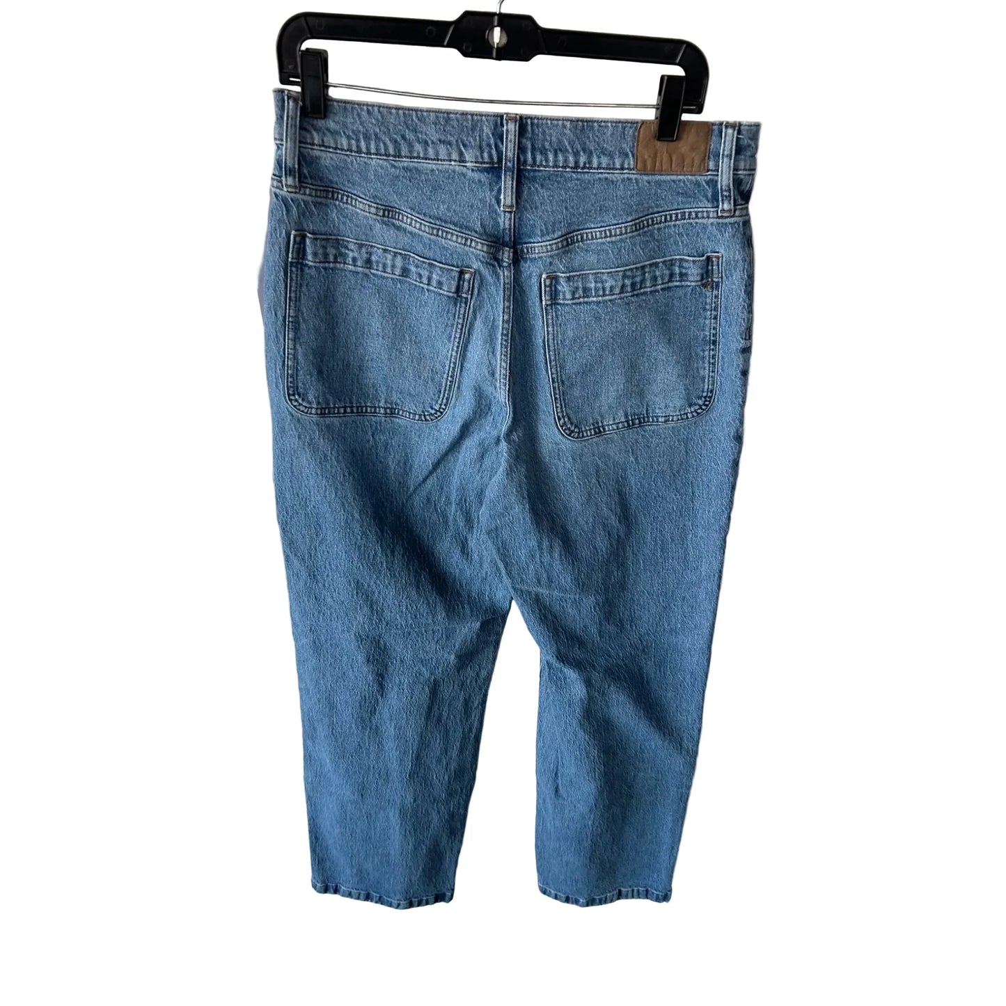 Jeans Wide Leg By Madewell In Blue Denim, Size: 12l