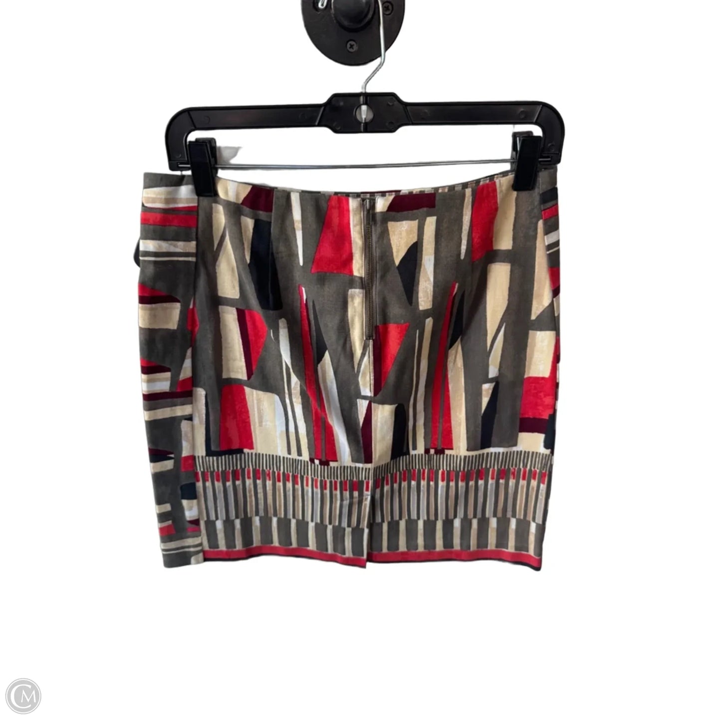 Skirt Mini & Short By Nic + Zoe In Red & Tan, Size: 6p