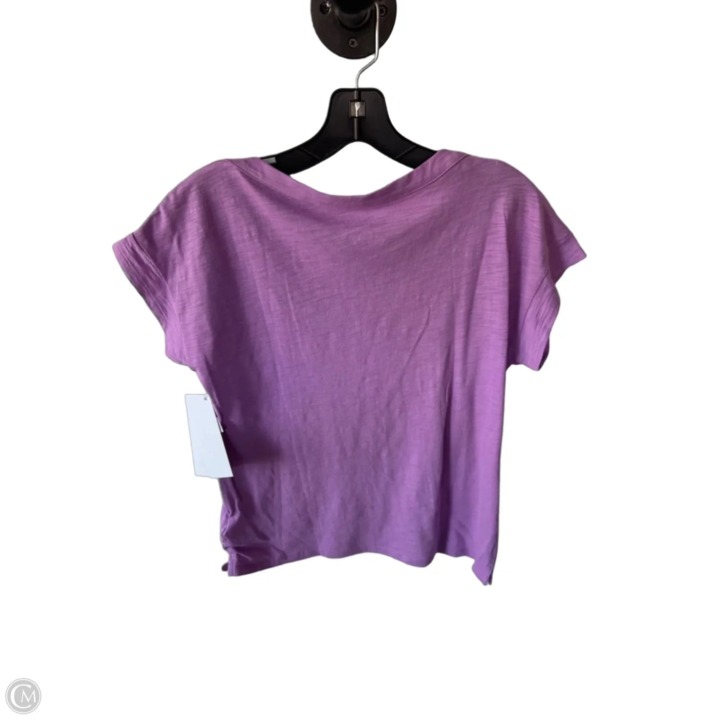 Top Short Sleeve By Talbots In Purple, Size: Mp