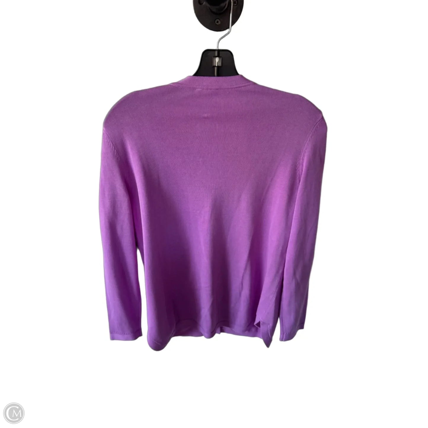 Sweater Cardigan By Talbots In Purple, Size: Mp