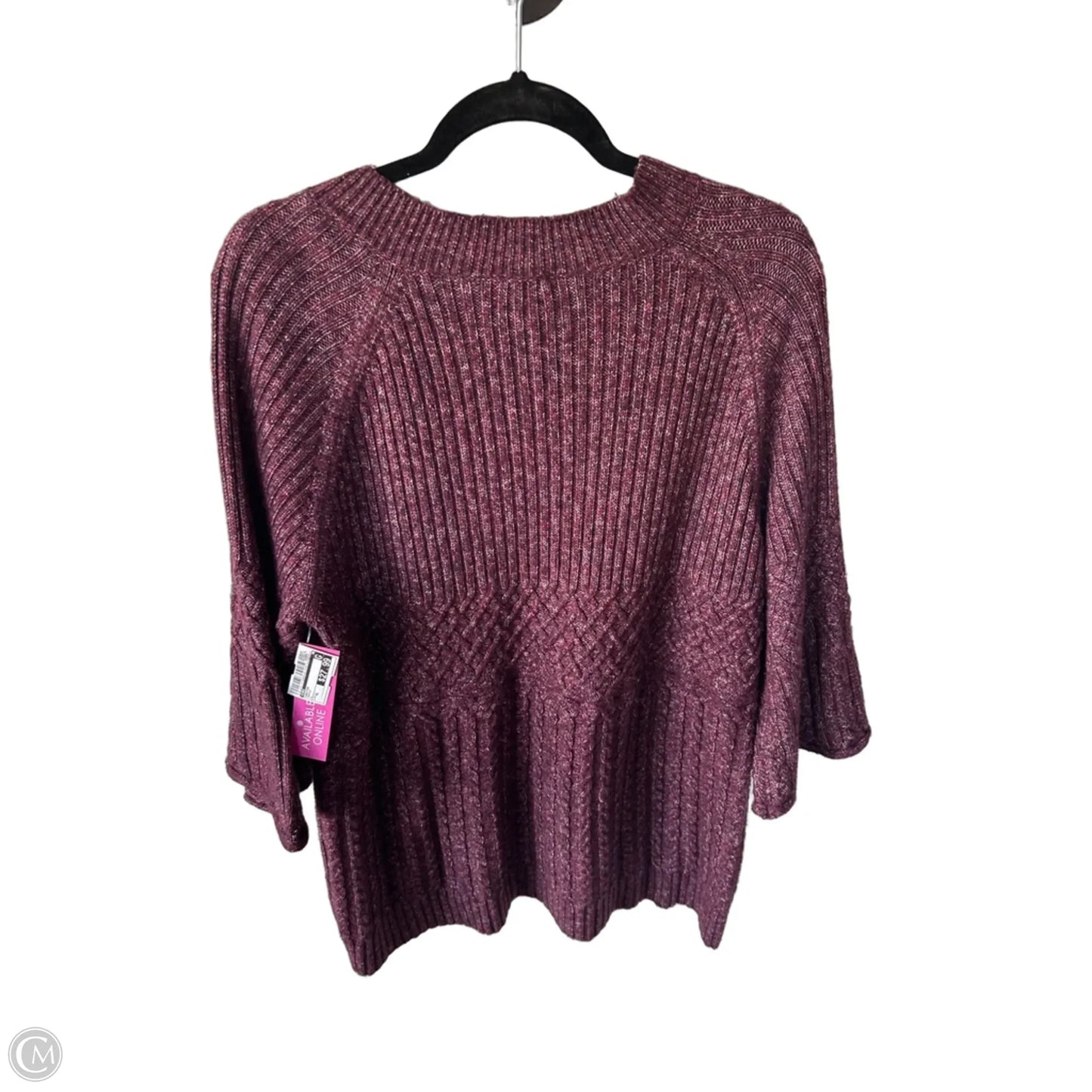Sweater By Cabi In Maroon, Size: Xl