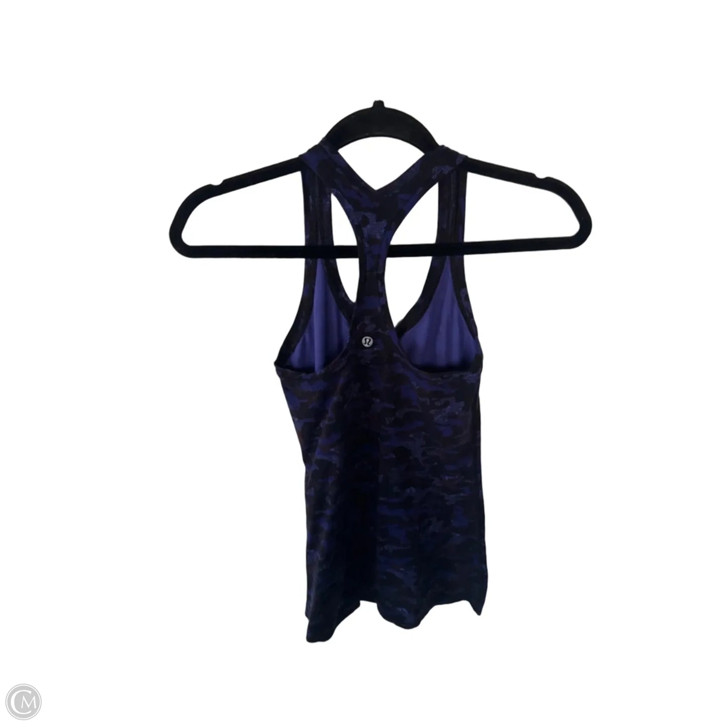Athletic Tank Top By Lululemon In Black & Purple, Size: Xs