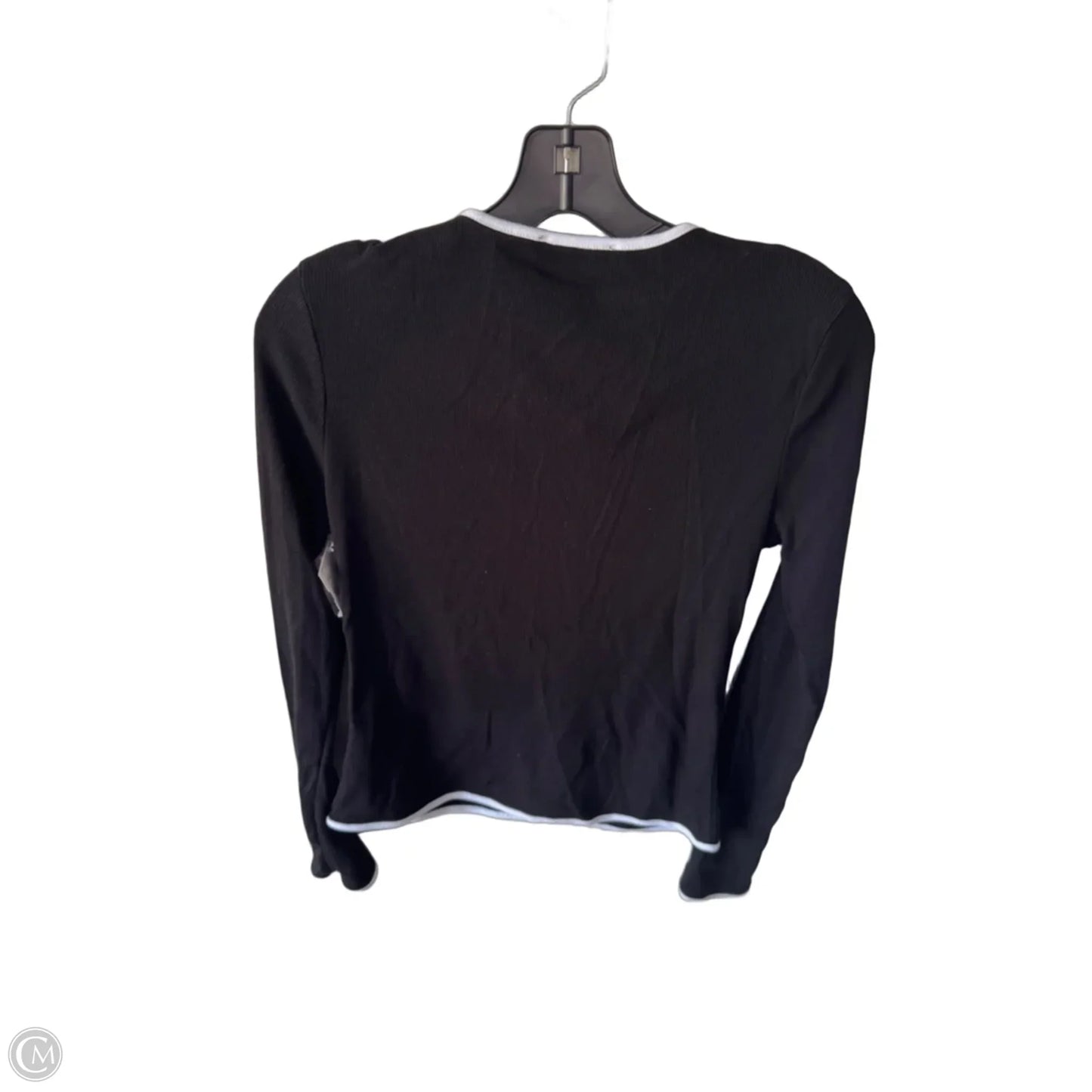 Top Long Sleeve By Truth In Black & White, Size: M