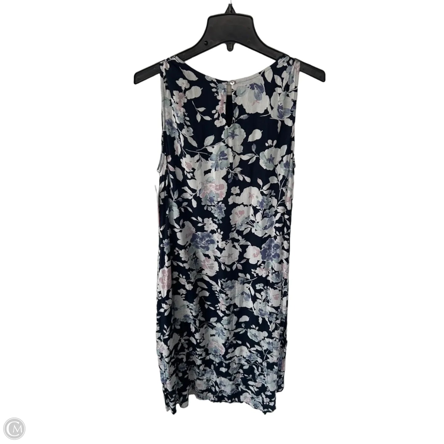Dress Casual Midi By J. Jill In Blue & Pink, Size: M