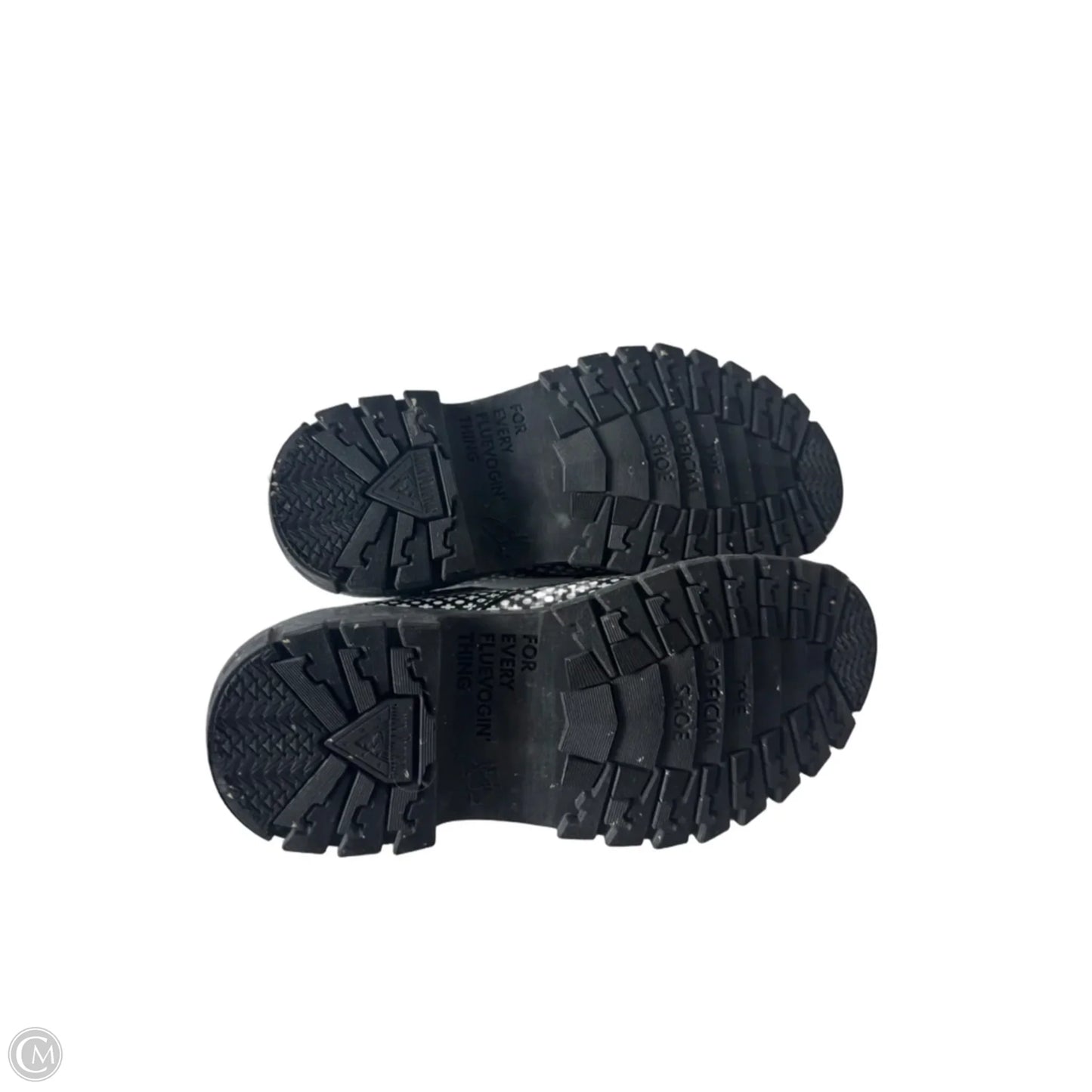 Shoes Flats By Cma In Black & White, Size: 8