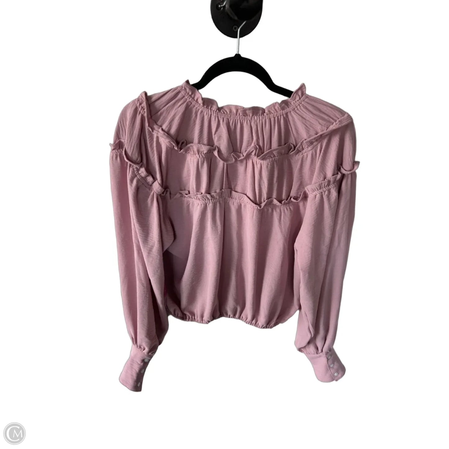 Top 3/4 Sleeve By Bishop + Young In Pink, Size: S