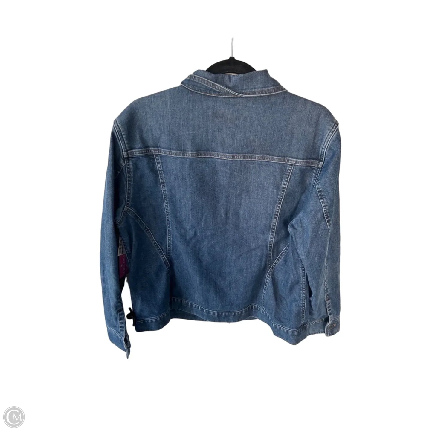 Jacket Denim By J. Jill In Blue Denim, Size: L