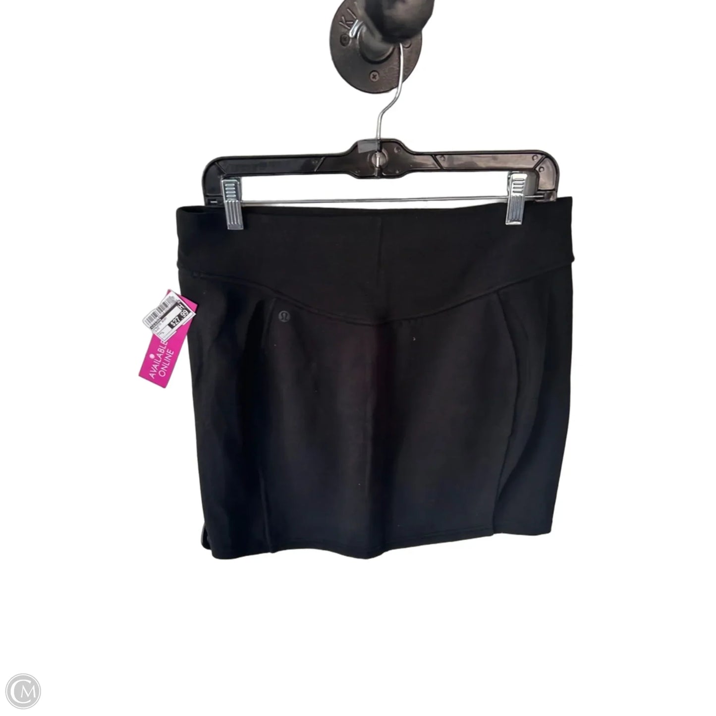 Athletic Skirt By Lululemon In Black, Size: L