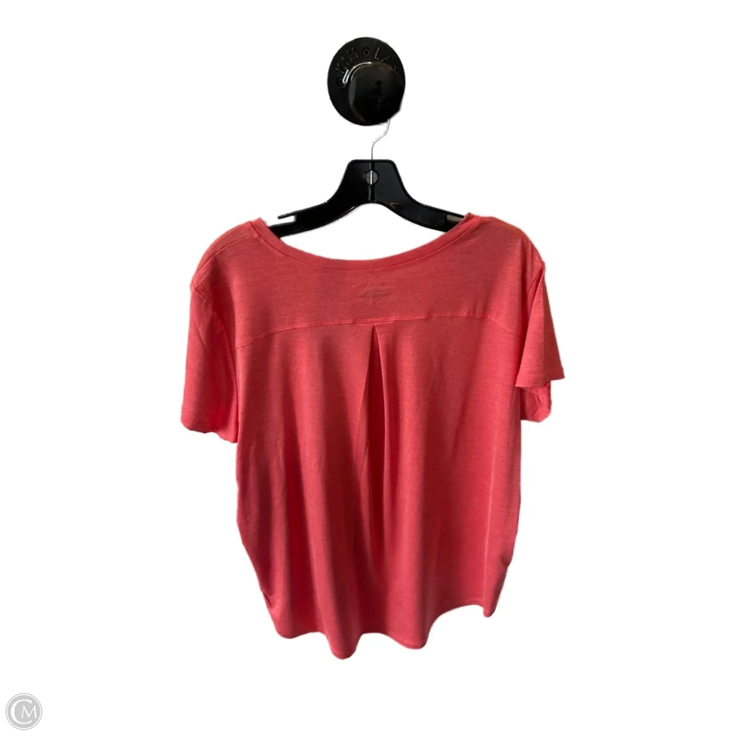 Athletic Top Short Sleeve By Eddie Bauer In Pink, Size: Xl