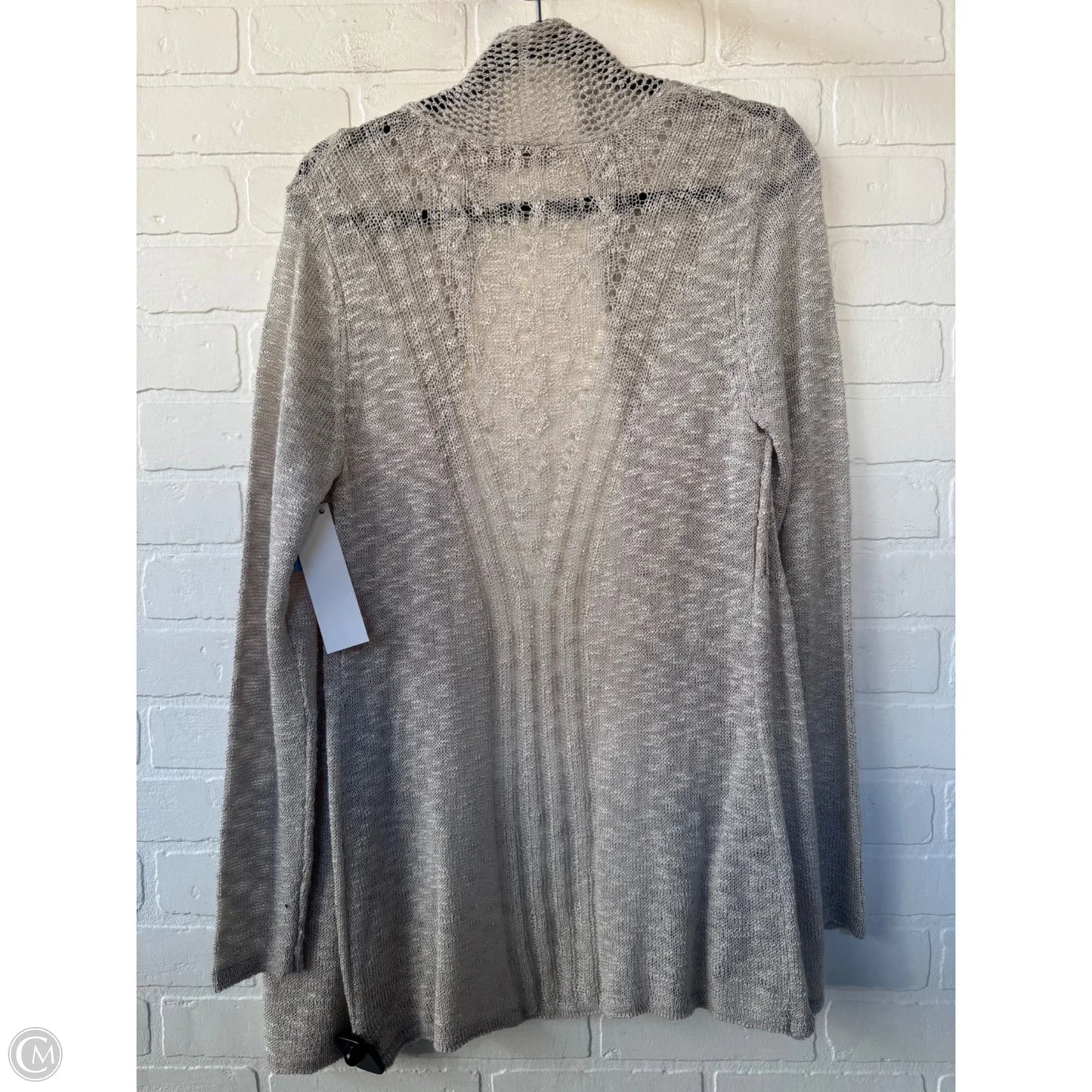 Sweater Cardigan By Belldini In Tan, Size: M