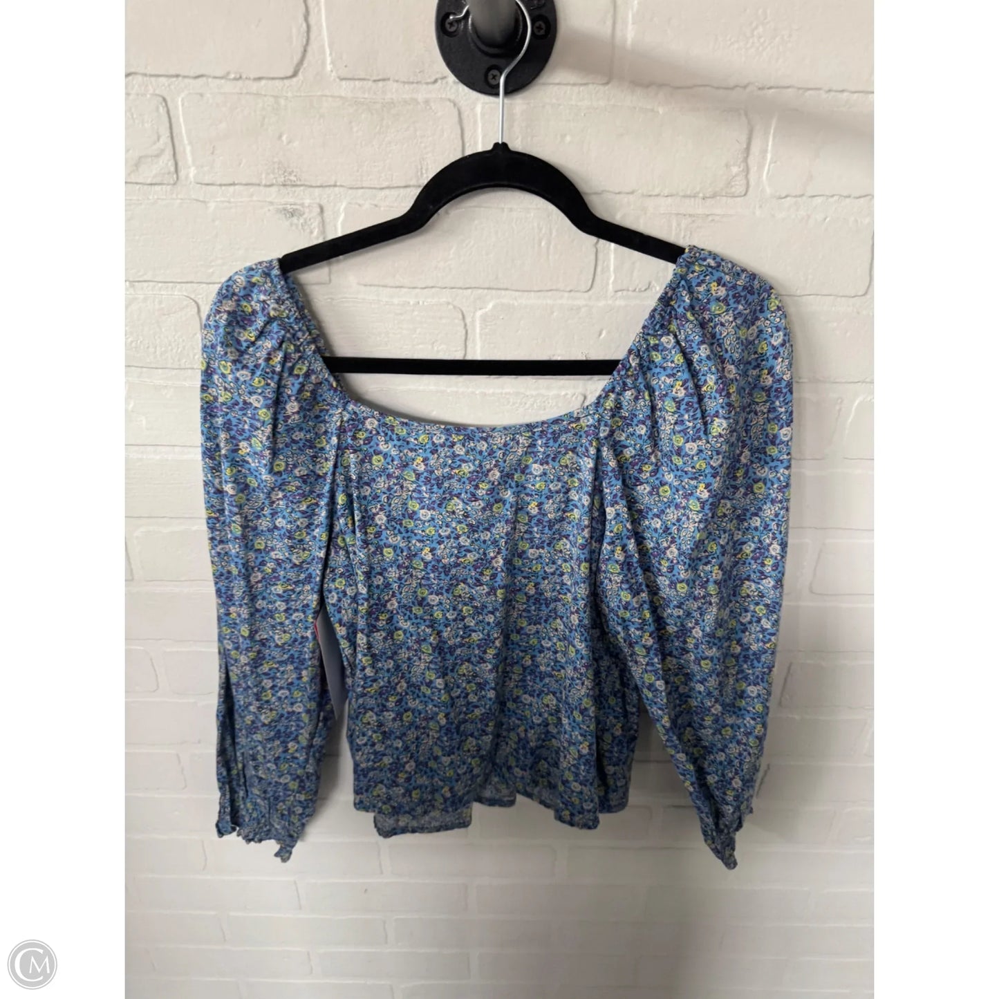 Top Long Sleeve By Universal Thread In Blue & Purple, Size: S