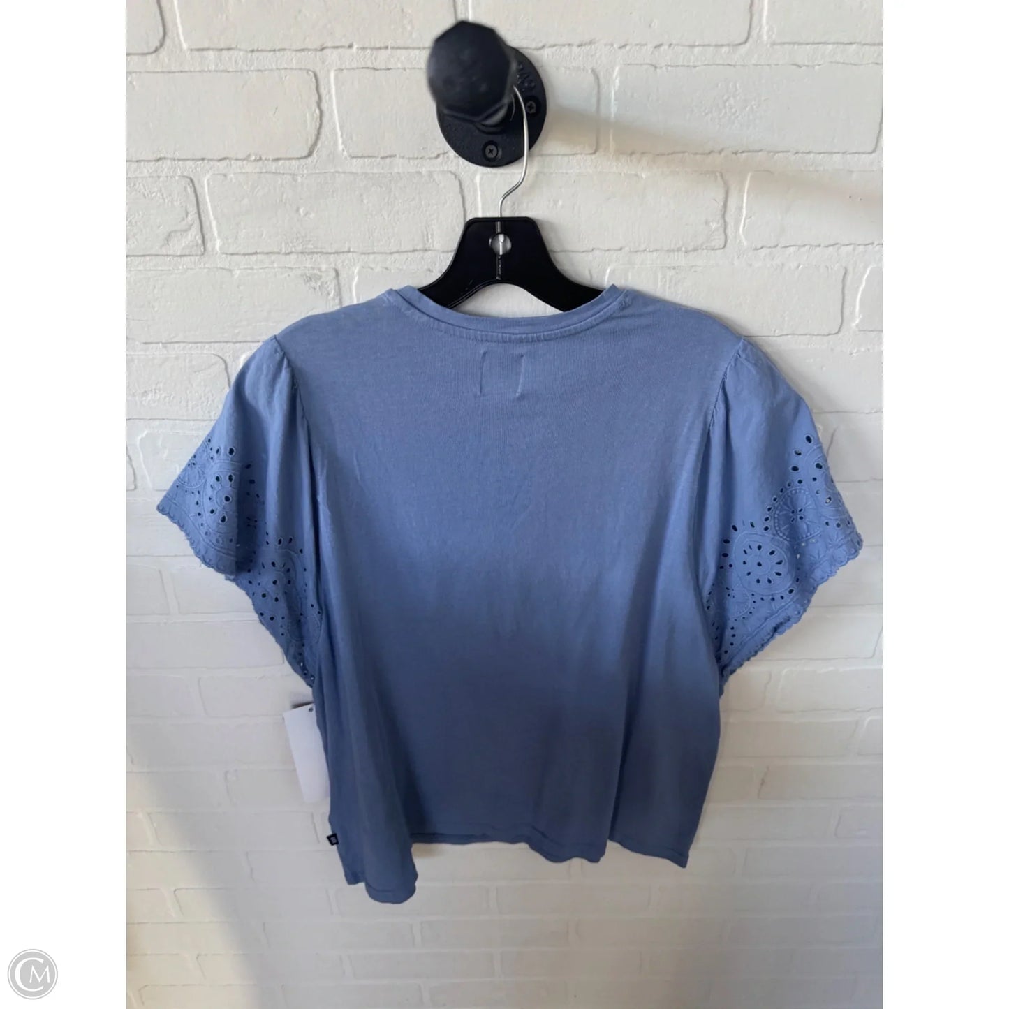 Top Short Sleeve By Gap In Blue, Size: Xl
