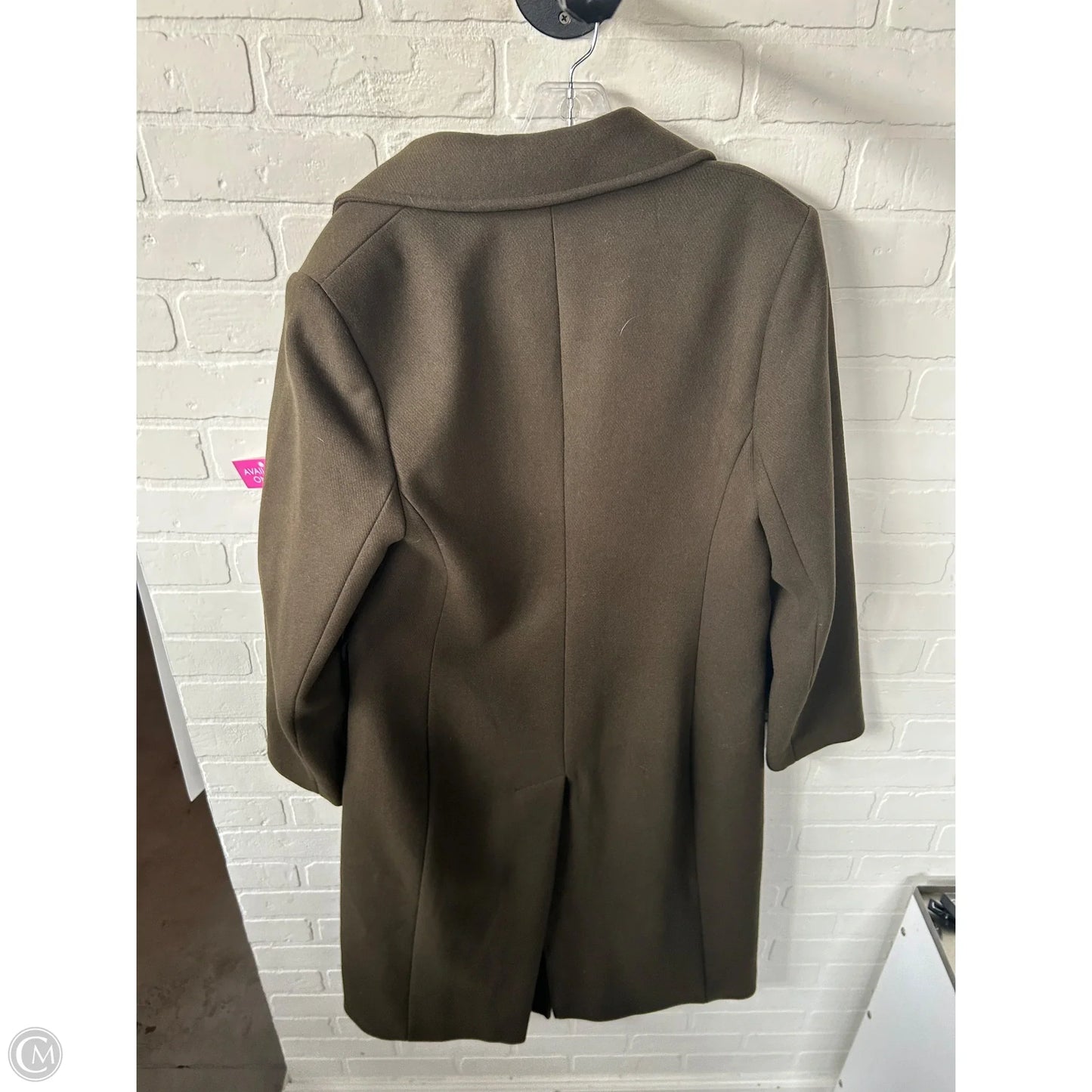 Coat Wool By Sam Edelman In Green, Size: L