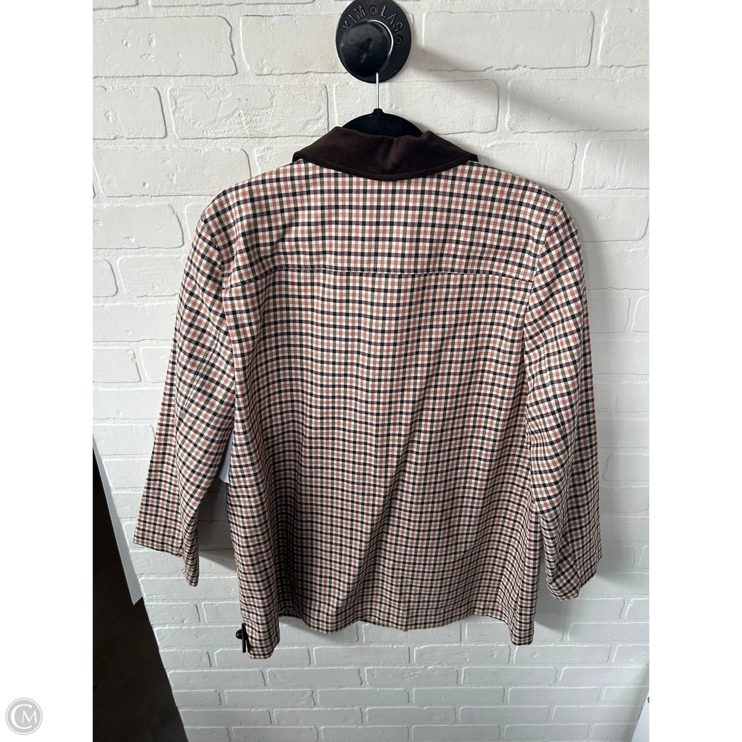 Coat Other By Loft In Brown & Pink, Size: L