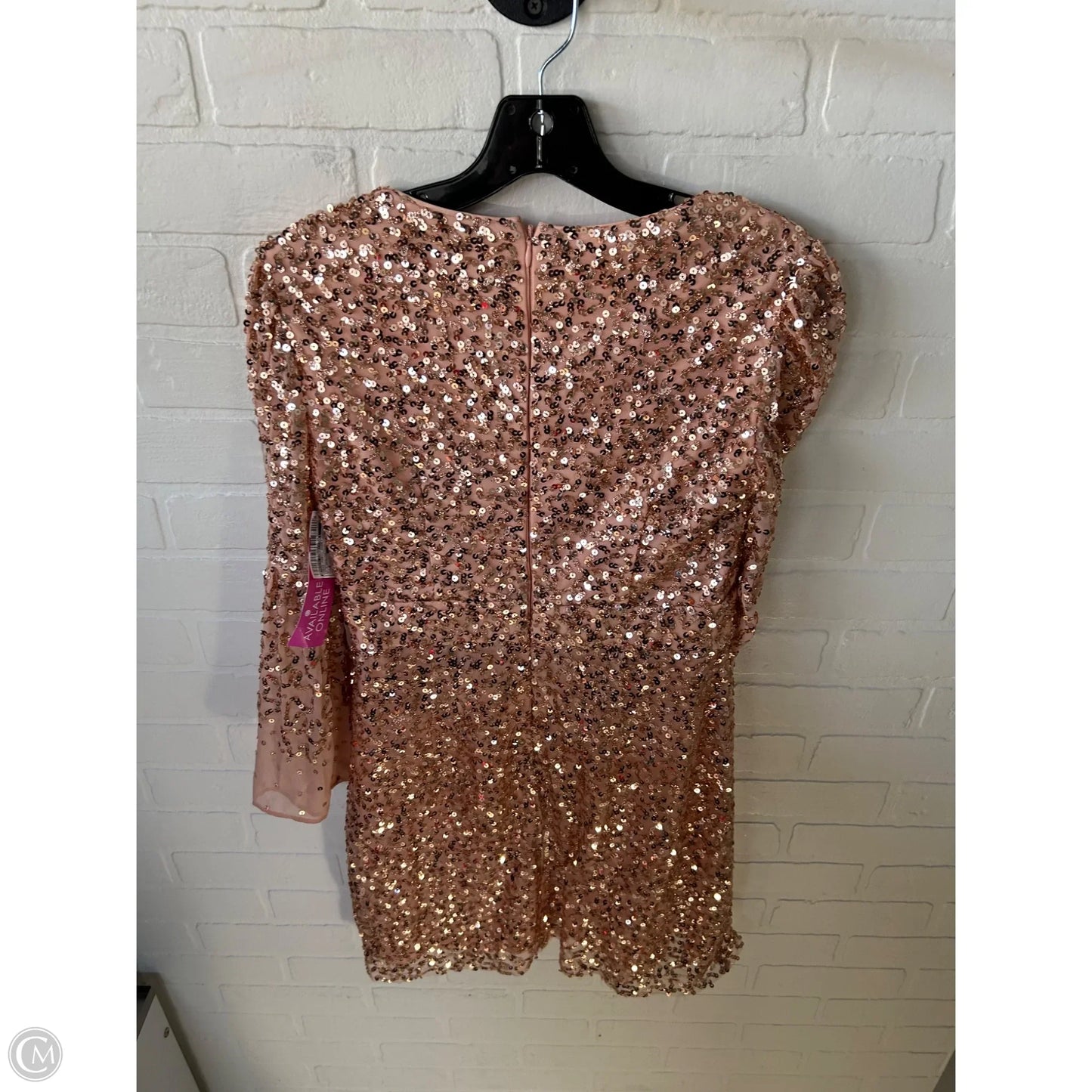 Dress Party Short By French Connection In Peach, Size: S