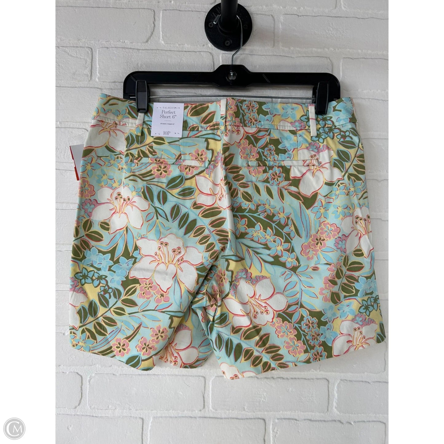 Shorts By Talbots In Blue & Cream, Size: 10p