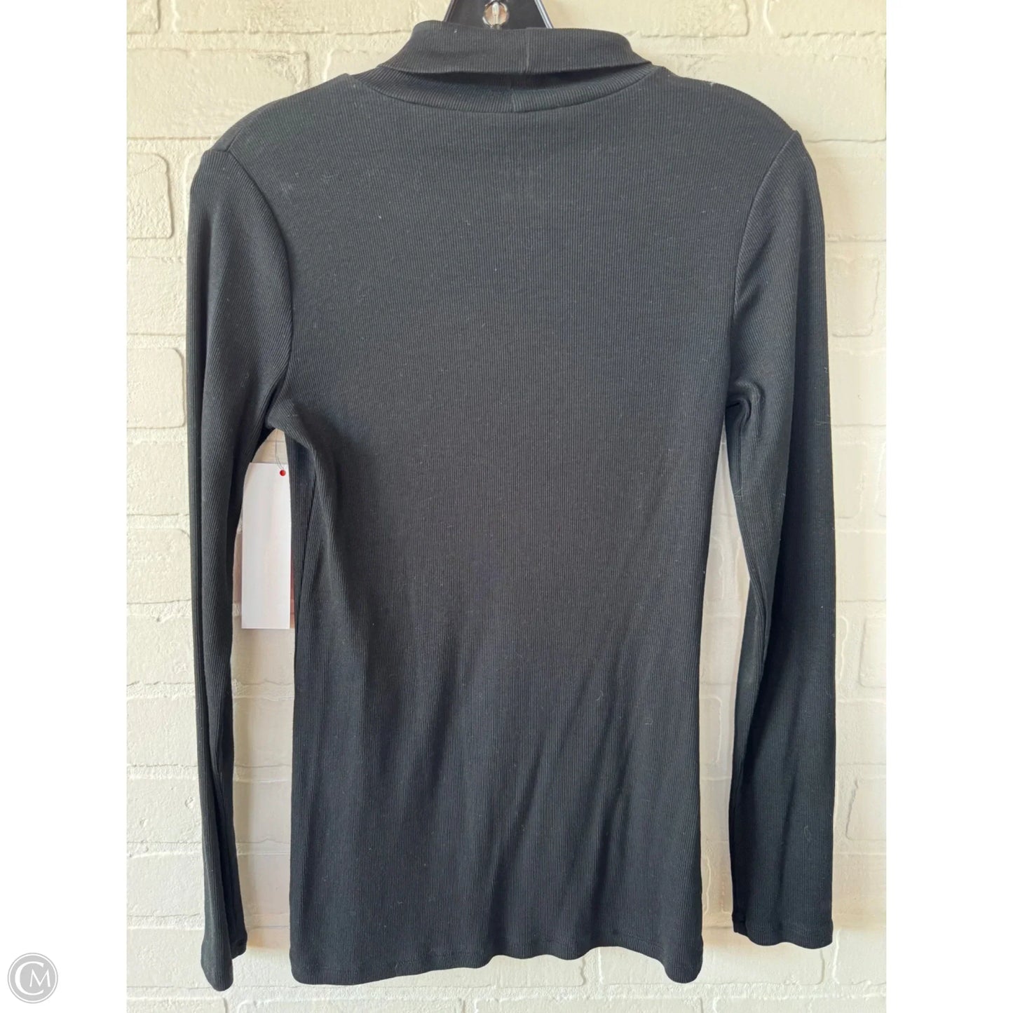 Top Long Sleeve By A New Day In Black, Size: S