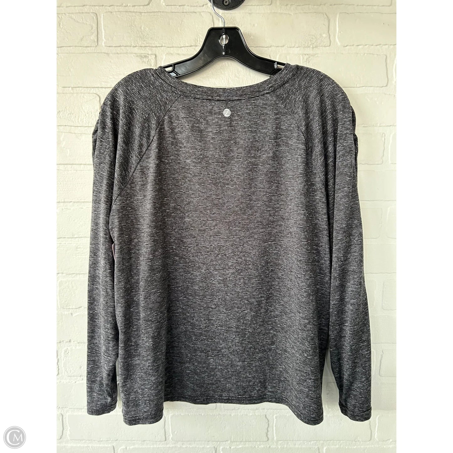 Athletic Top Long Sleeve Crewneck By Zella In Grey, Size: L