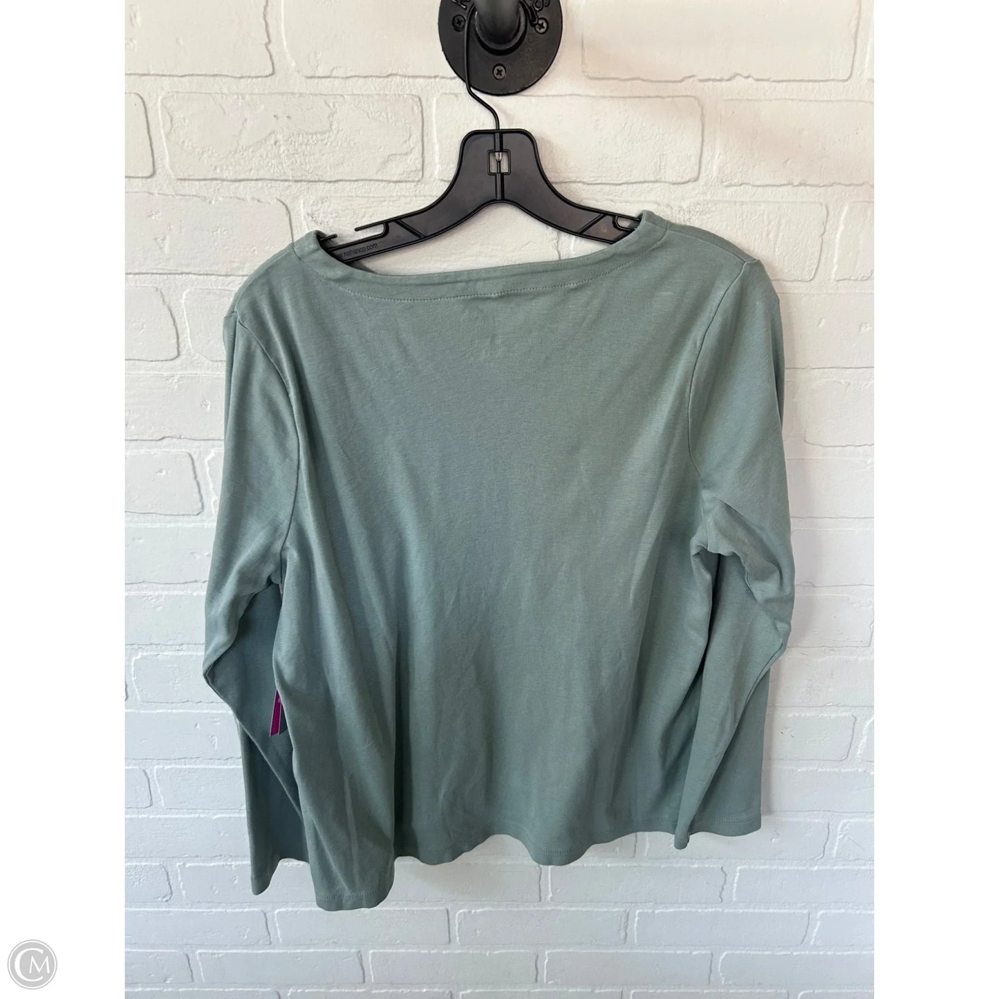 Top Long Sleeve Basic By J. Jill In Green, Size: Lp