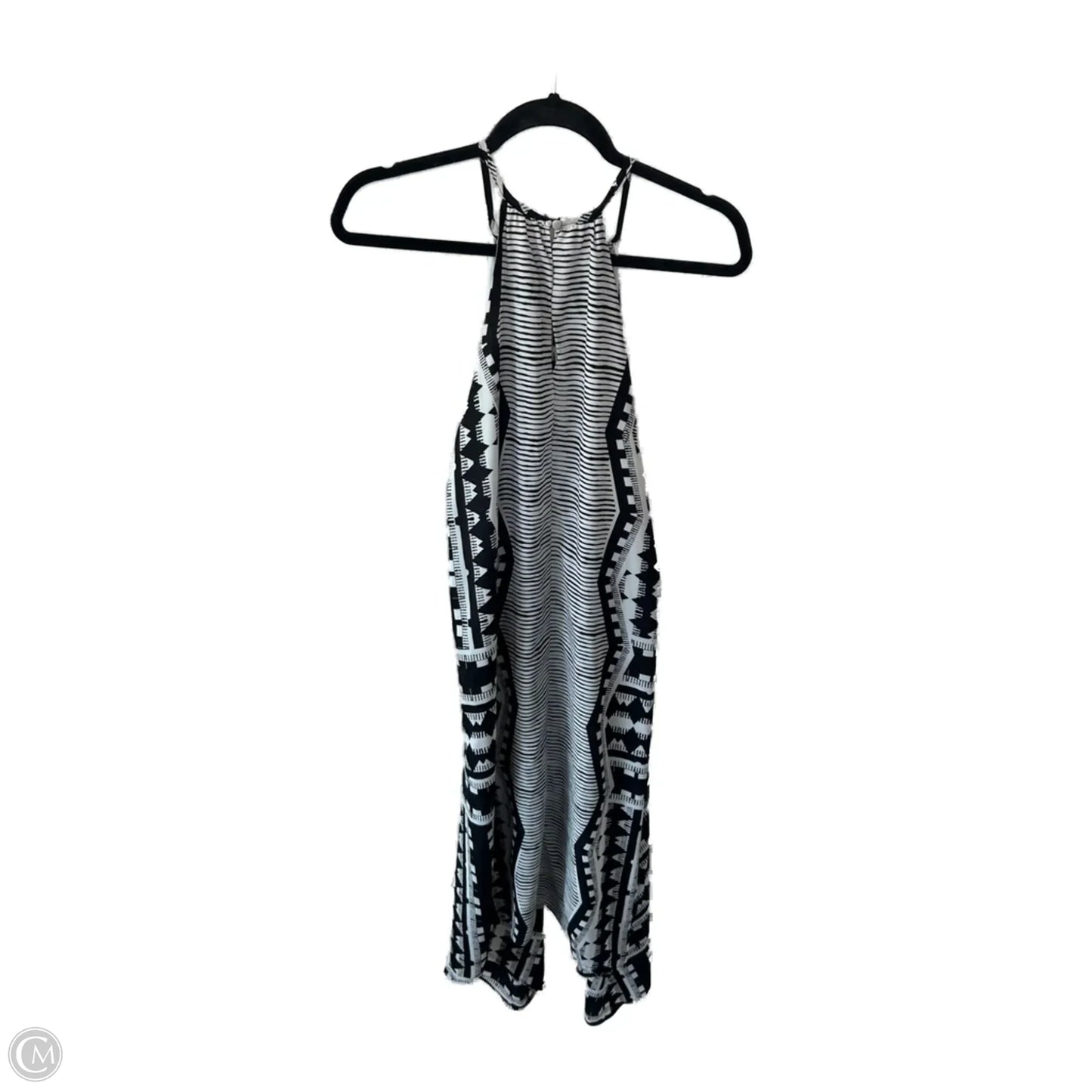 Dress Casual Midi By Peyton Jensen In Black & White, Size: L