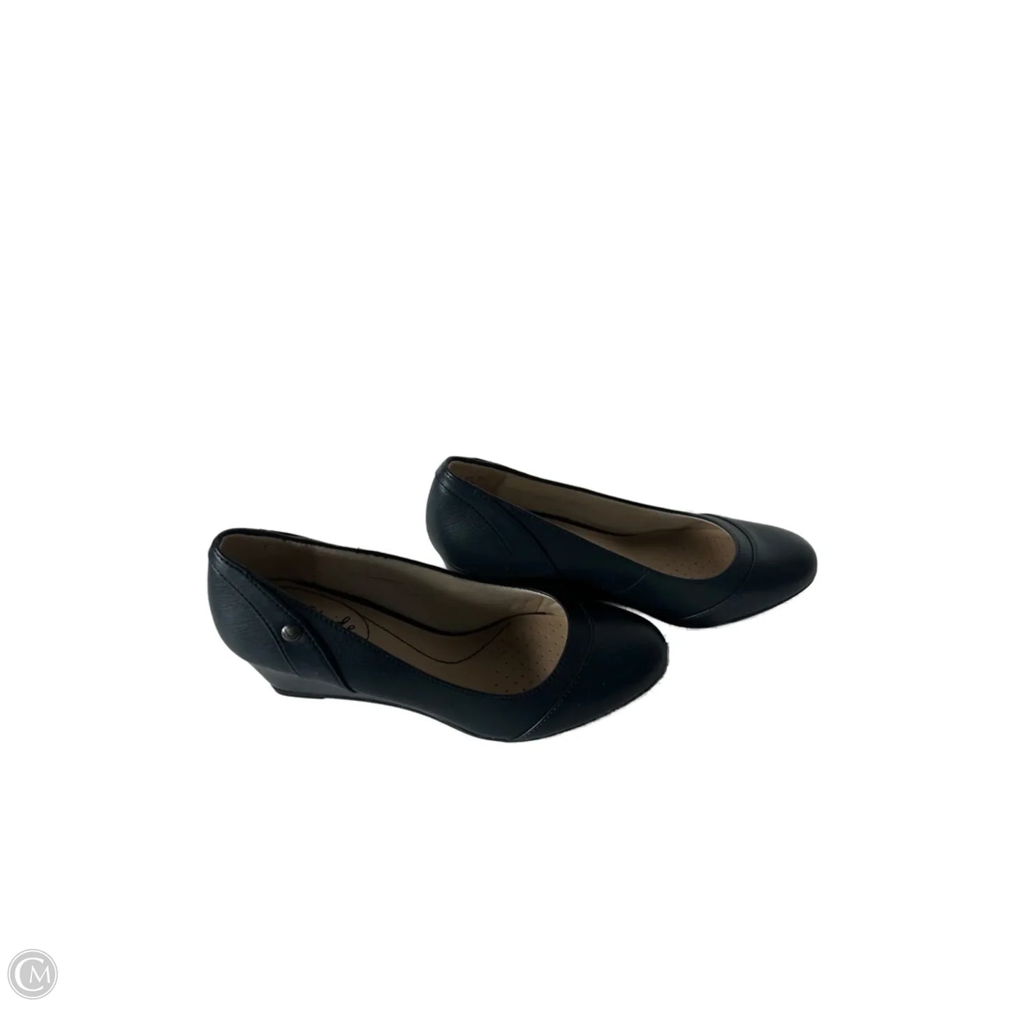 Shoes Heels Wedge By Life Stride In Blue, Size: 6