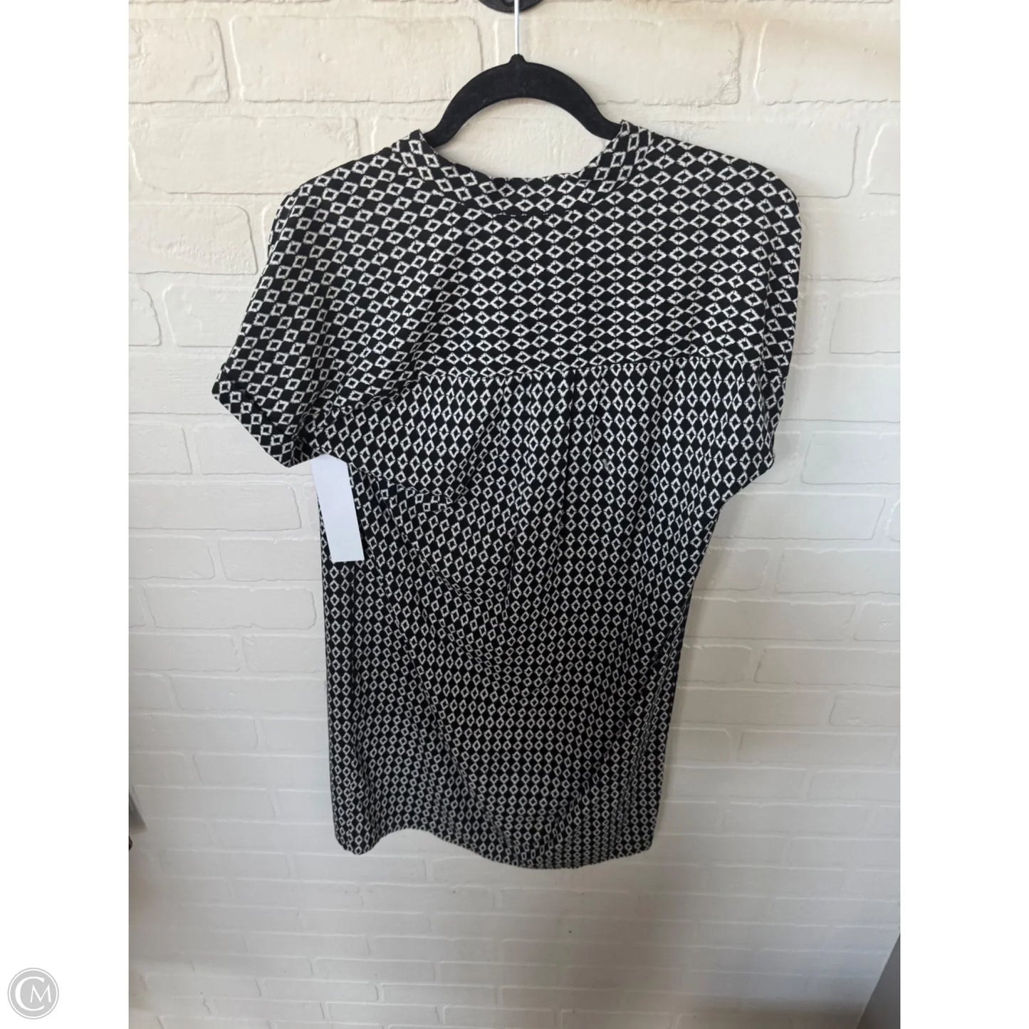 Dress Casual Short By Max Studio In Black & White, Size: Xs