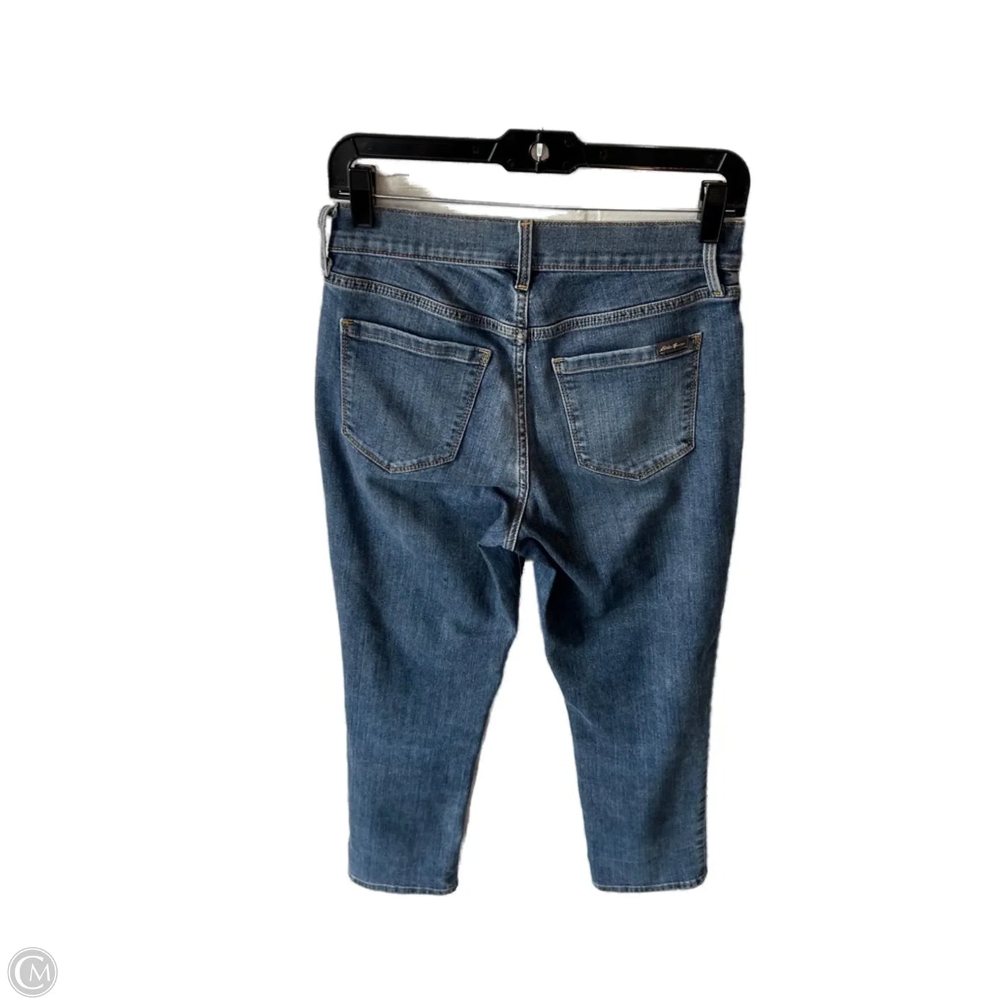 Jeans Straight By Eddie Bauer In Blue Denim, Size: 4