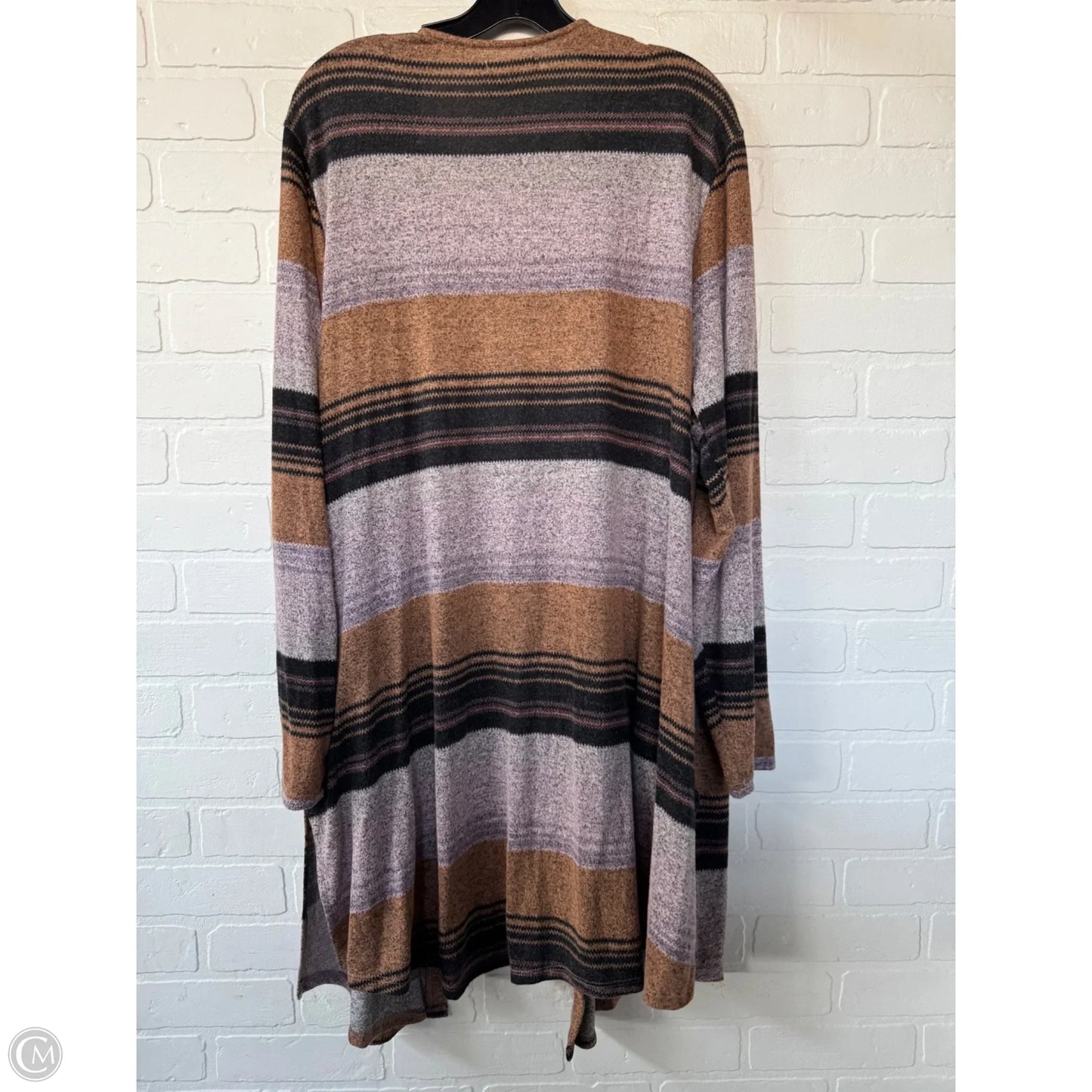 Cardigan By Maurices In Black & Pink, Size: 2x