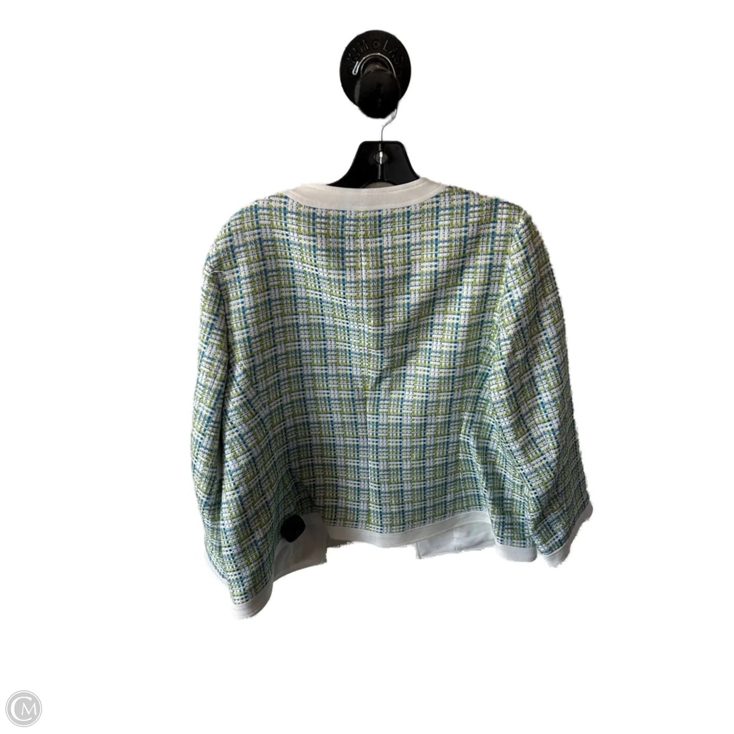 Blazer By Kasper In Blue & White, Size: L