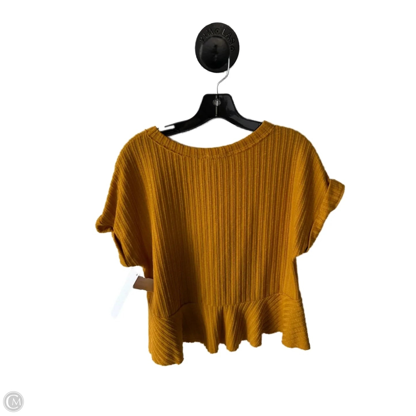 Top Short Sleeve By Altard State In Yellow, Size: S