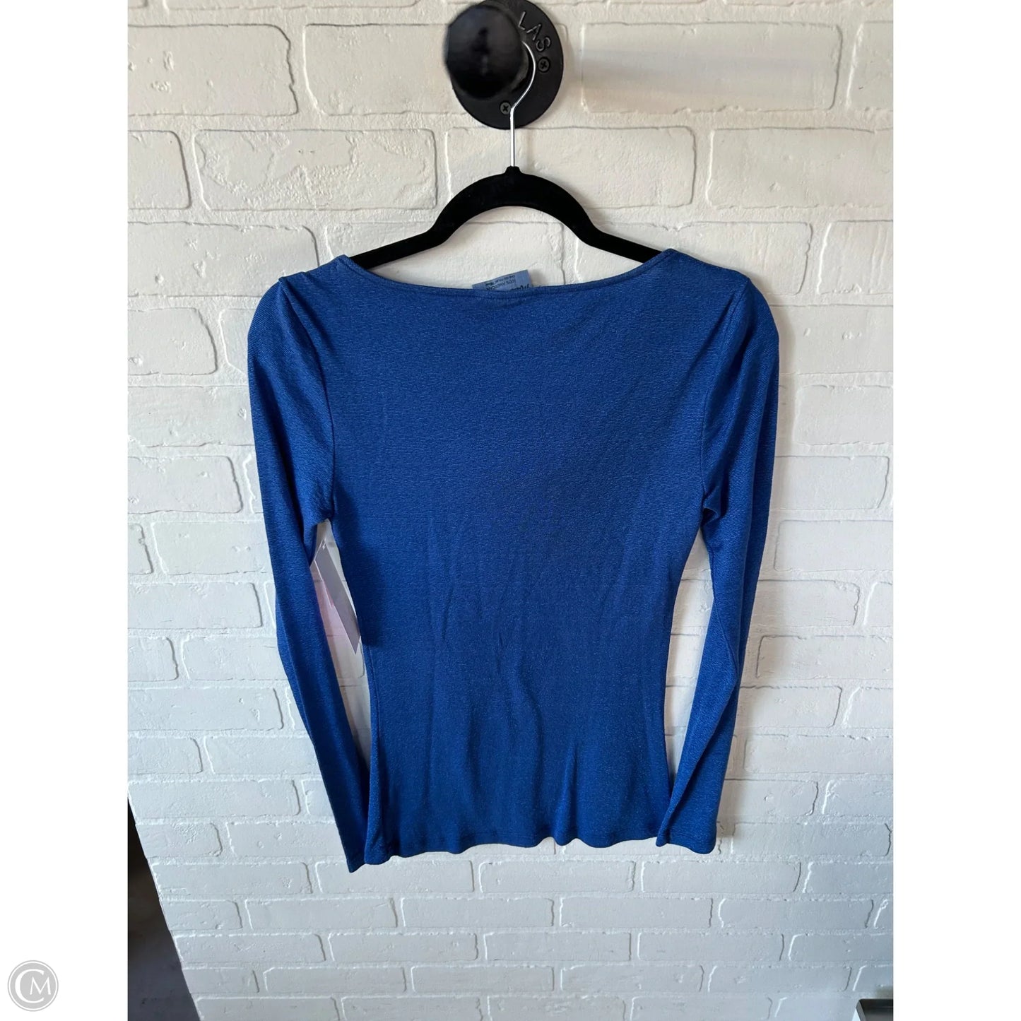 Top Long Sleeve By Michael Stars In Blue, Size: Osfm