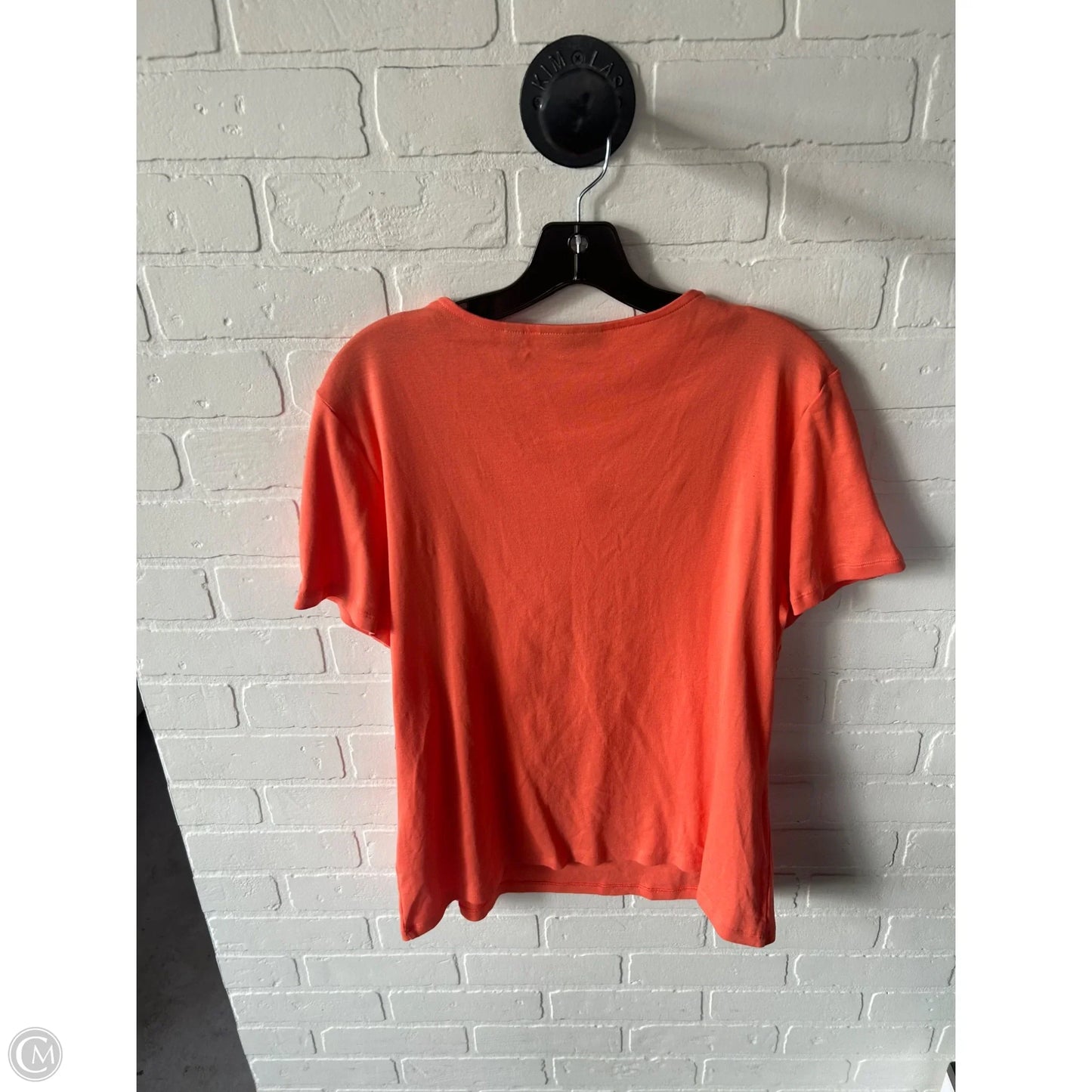 Top Short Sleeve By Rafaella In Orange, Size: Xl