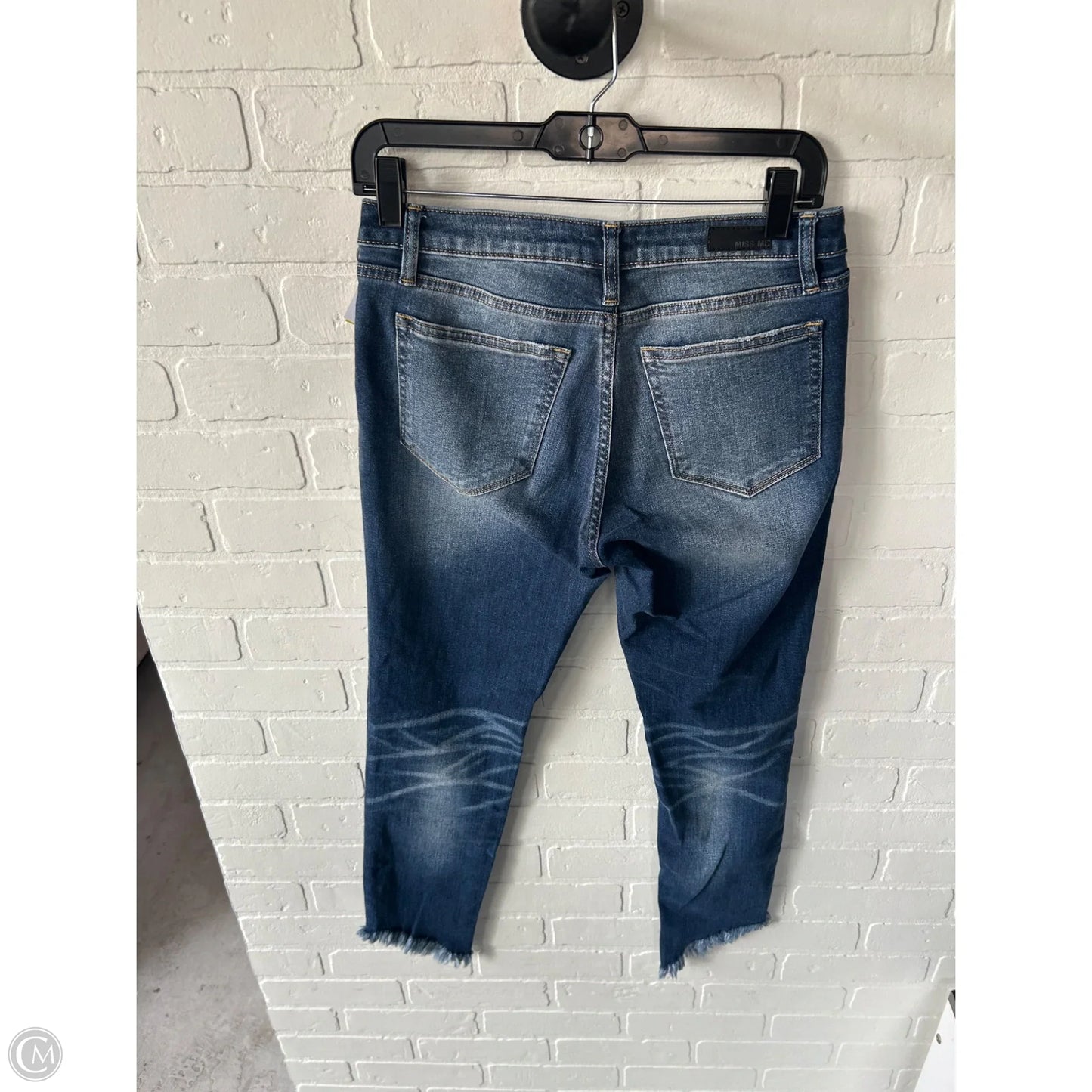 Jeans Skinny By Miss Me In Blue Denim, Size: 4
