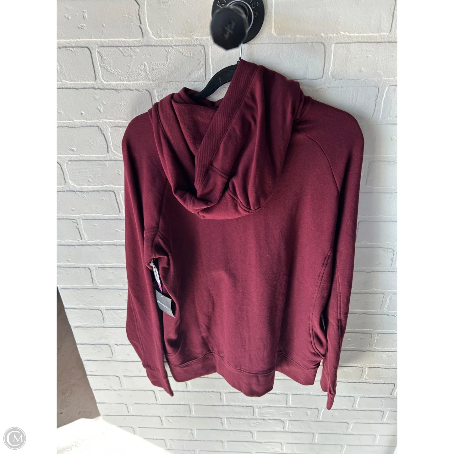 Sweatshirt Hoodie By Eddie Bauer In Red, Size: Xl
