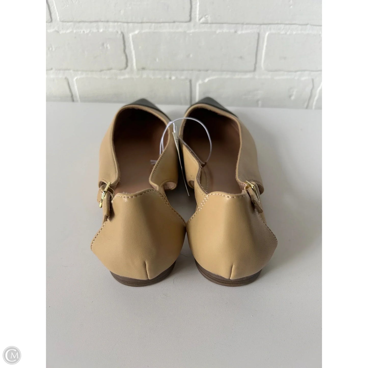 Shoes Flats By Old Navy In Black & Tan, Size: 10