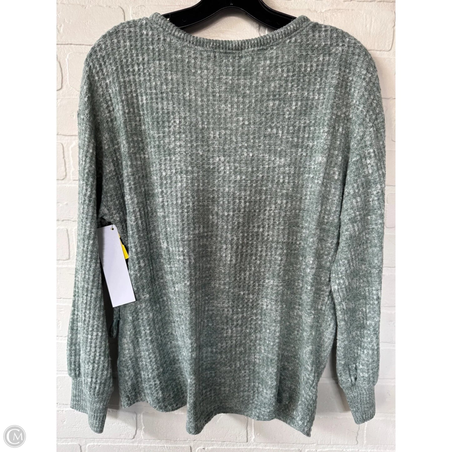 Top Long Sleeve By Democracy In Green, Size: M